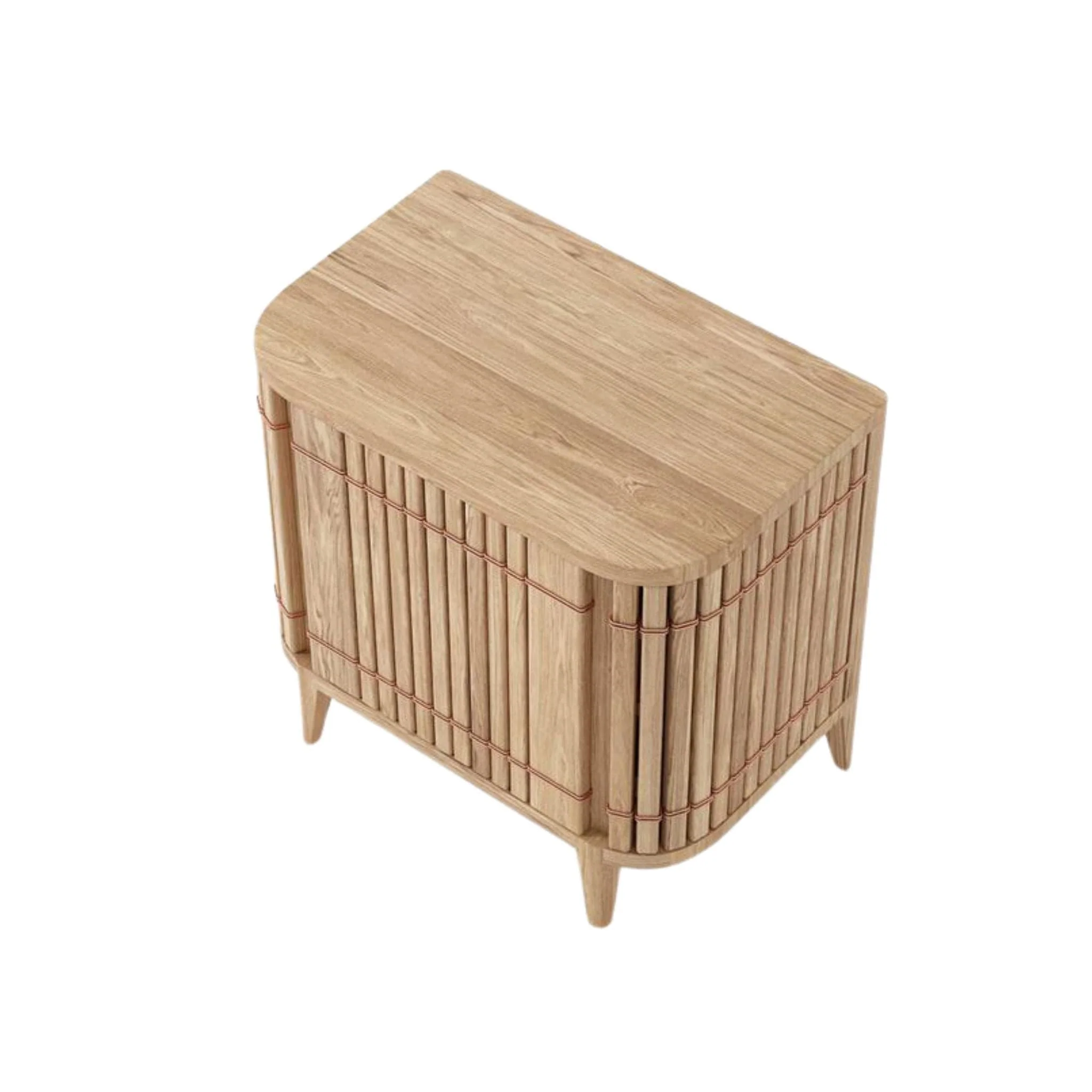 Koppar Side Table Right Hinges - European Oak - Image 6