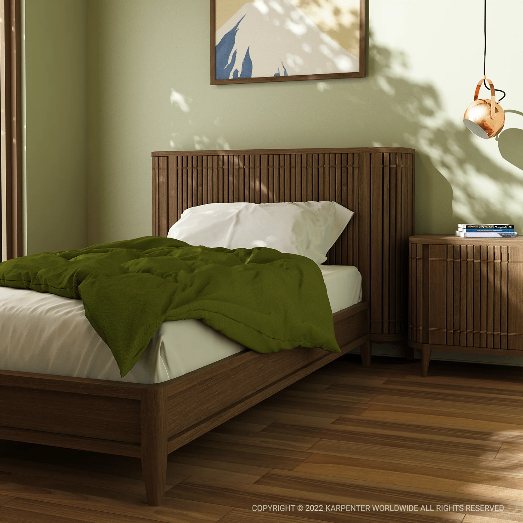 Koppar Side Table Left Hinges- FSC Recycled Teak - Image 11