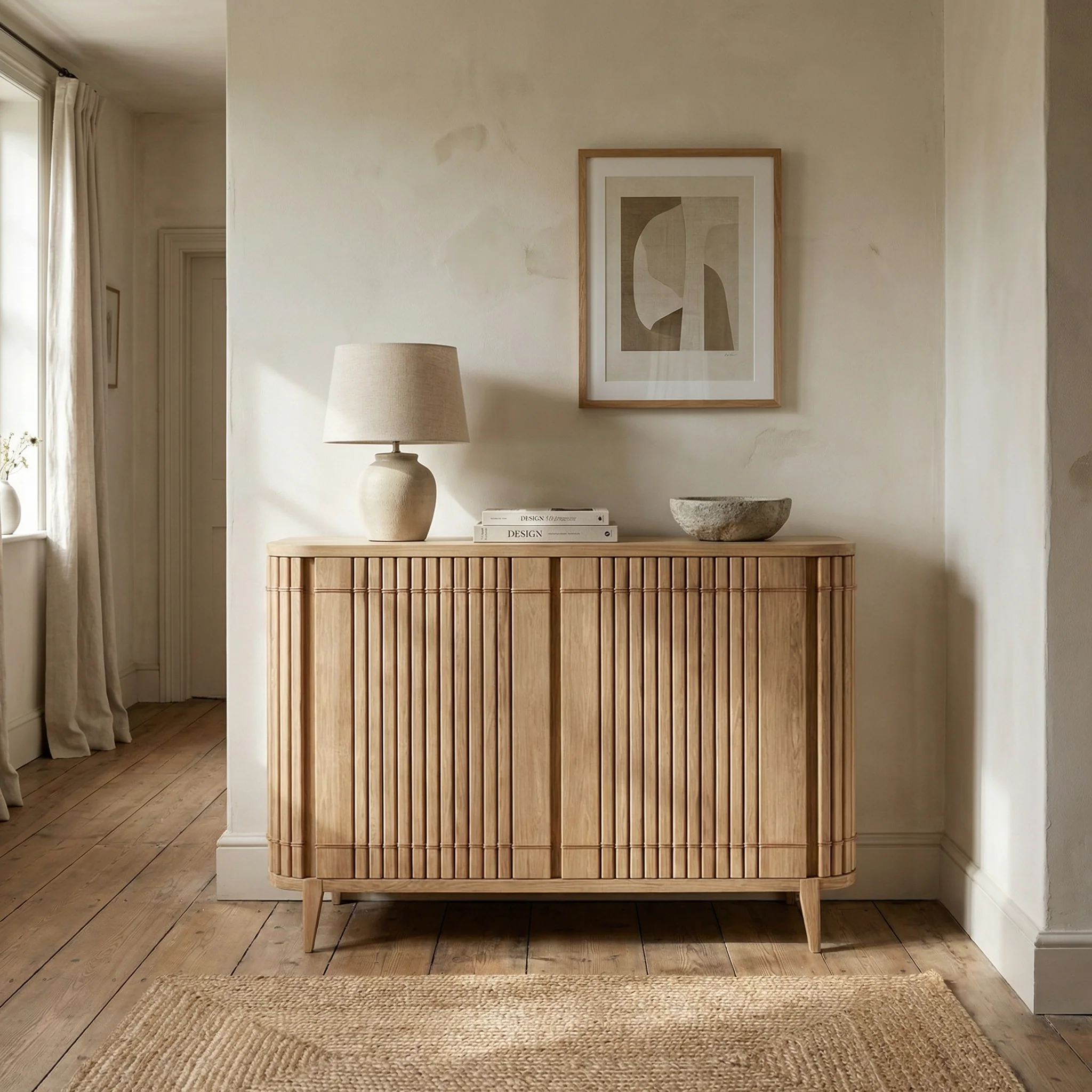Koppar Sideboard with 2 Doors - European Oak - Image 4