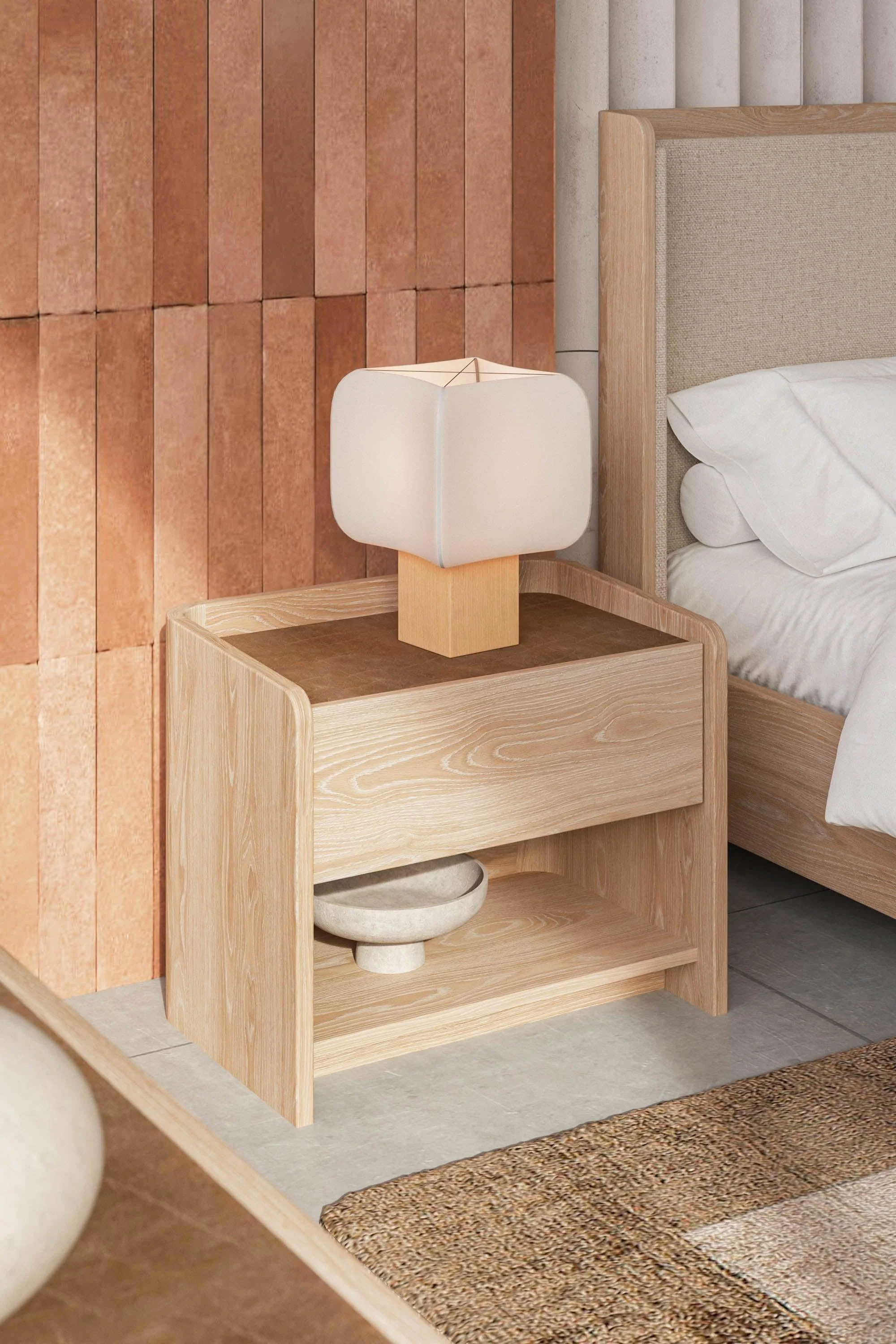 Laguna 1 Drawer Bedside - Image 2