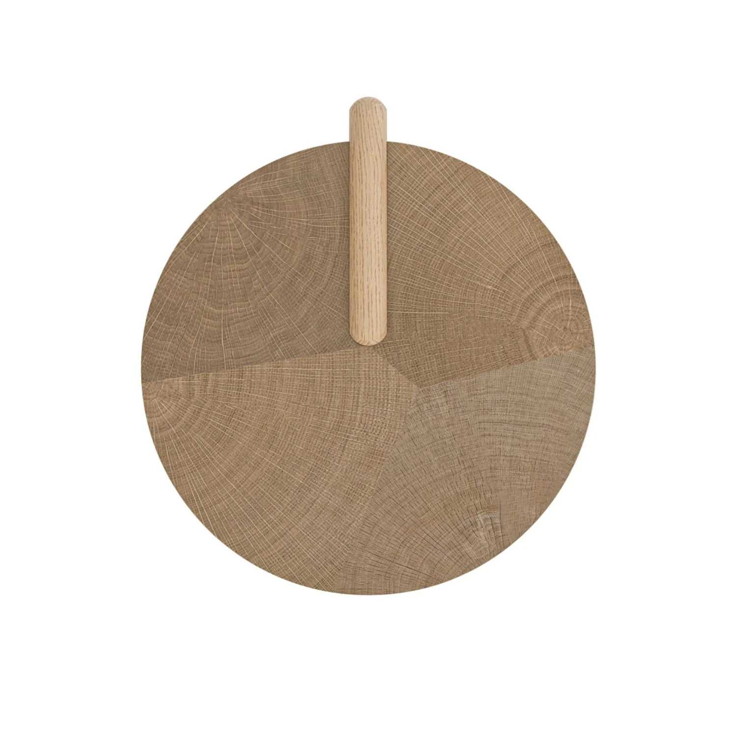 Leo Side table - Oak End Grain - Grey Marble - Image 4