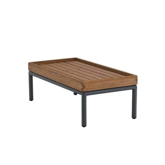 Level Lounge Side Table - Bamboo | Dark Grey
