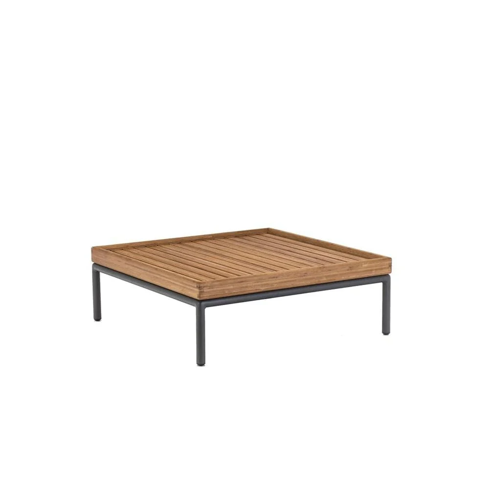Level Lounge Side Table - Bamboo | Dark Grey