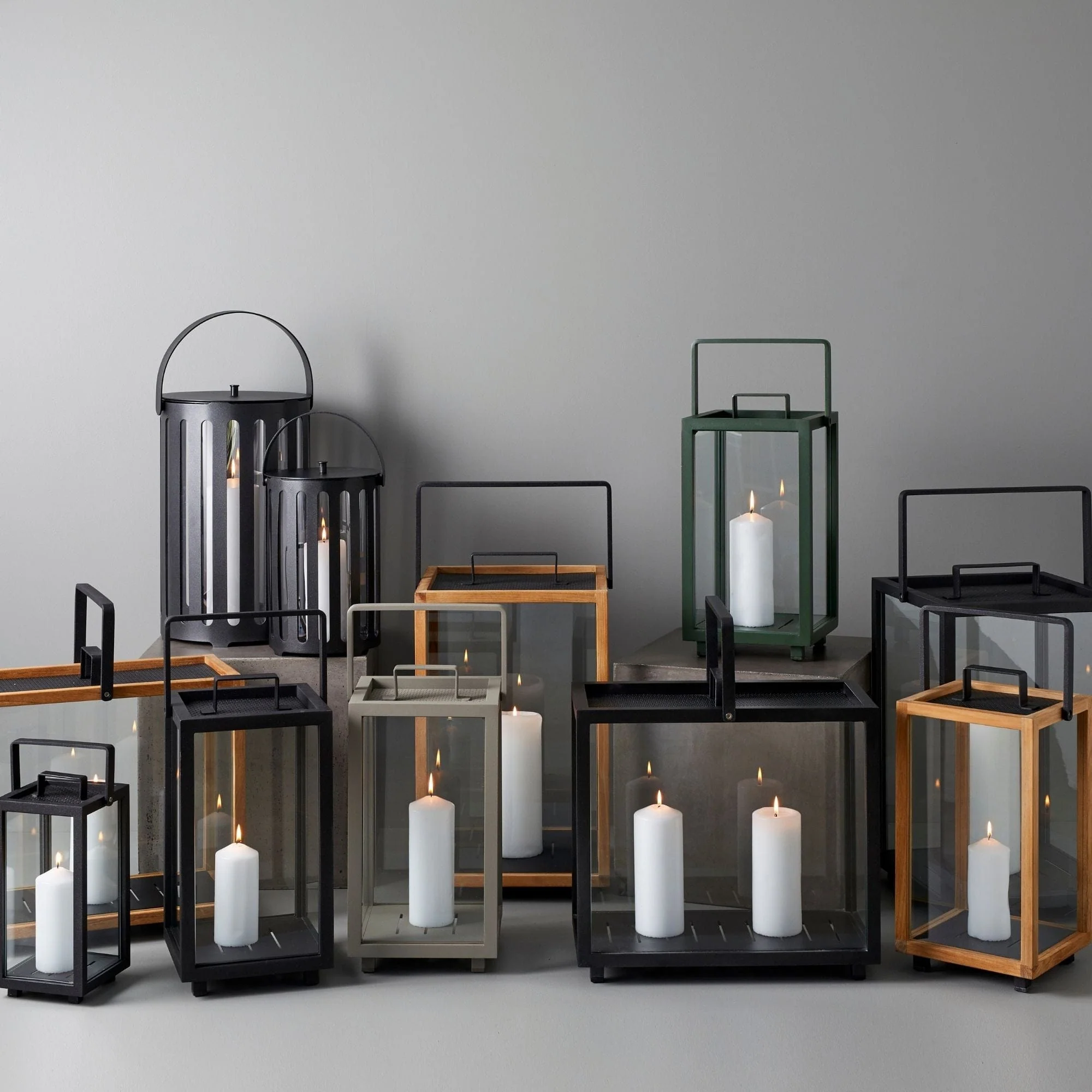 Lighthouse Mini Lantern - Grey - Image 3
