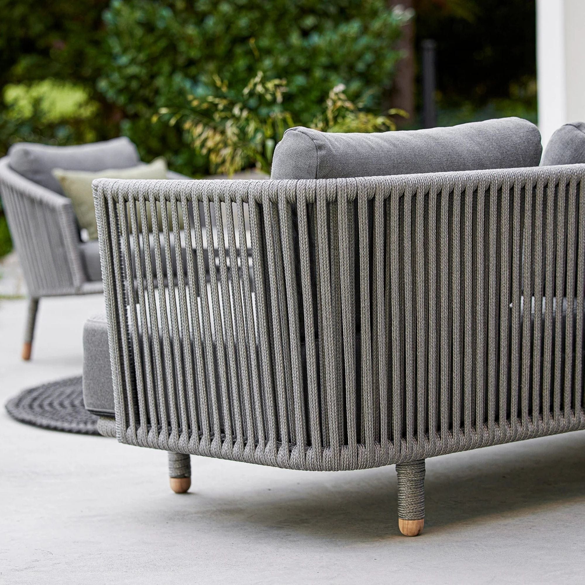 Moments 3 Seater Sofa with Cushion Set - Grey - Image 7