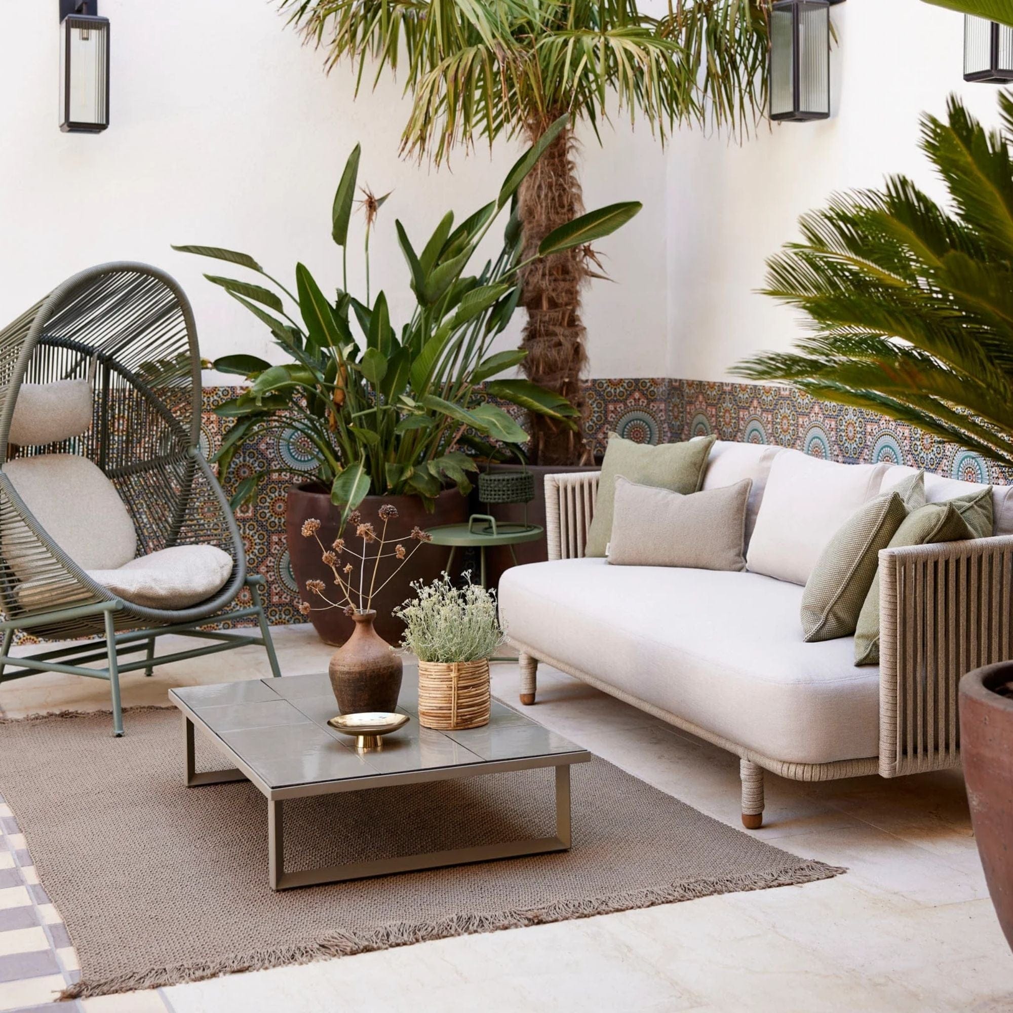 Moments 3 Seater Sofa with Cushion Set - Sand - Image 2