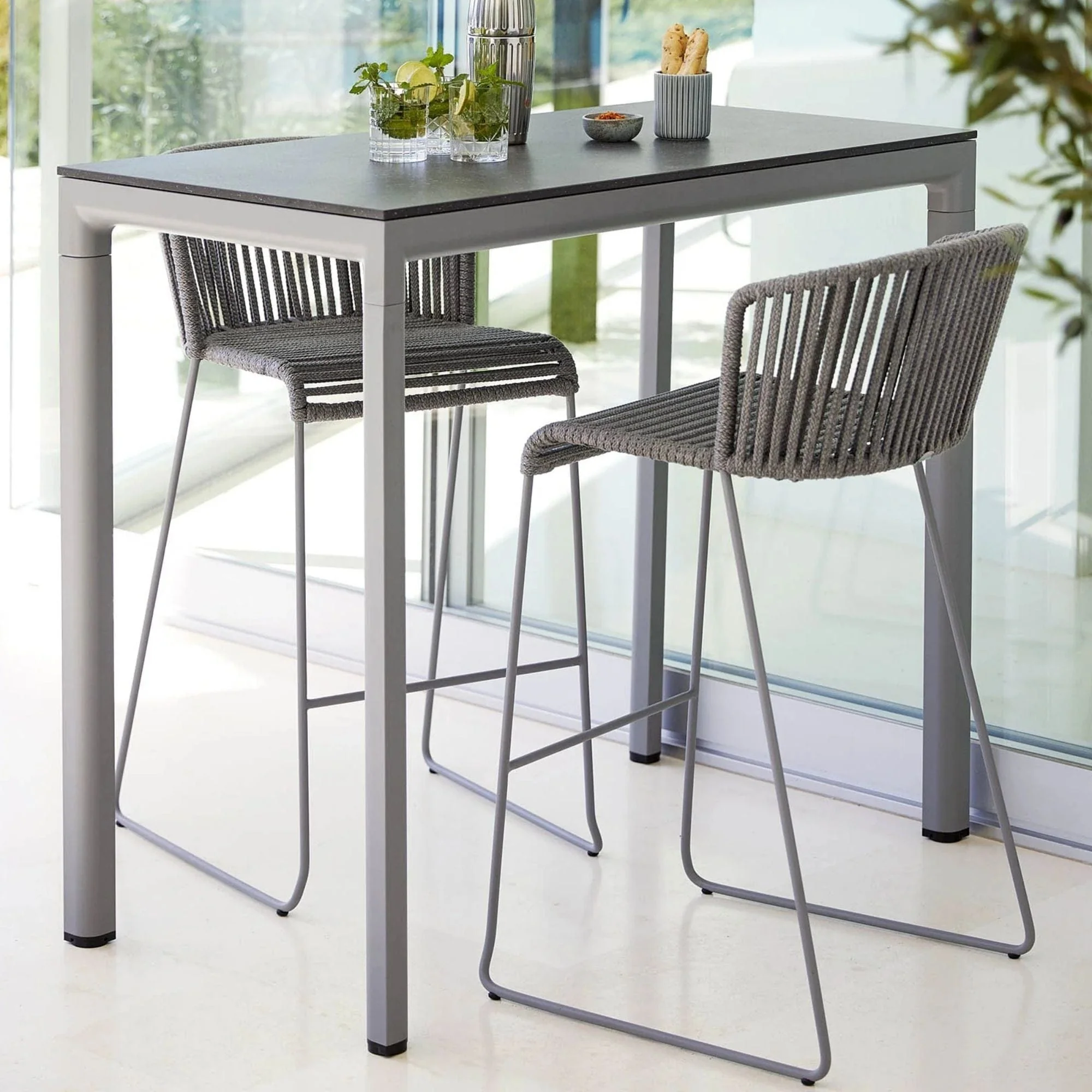Moments Bar Chair - Grey - Image 3