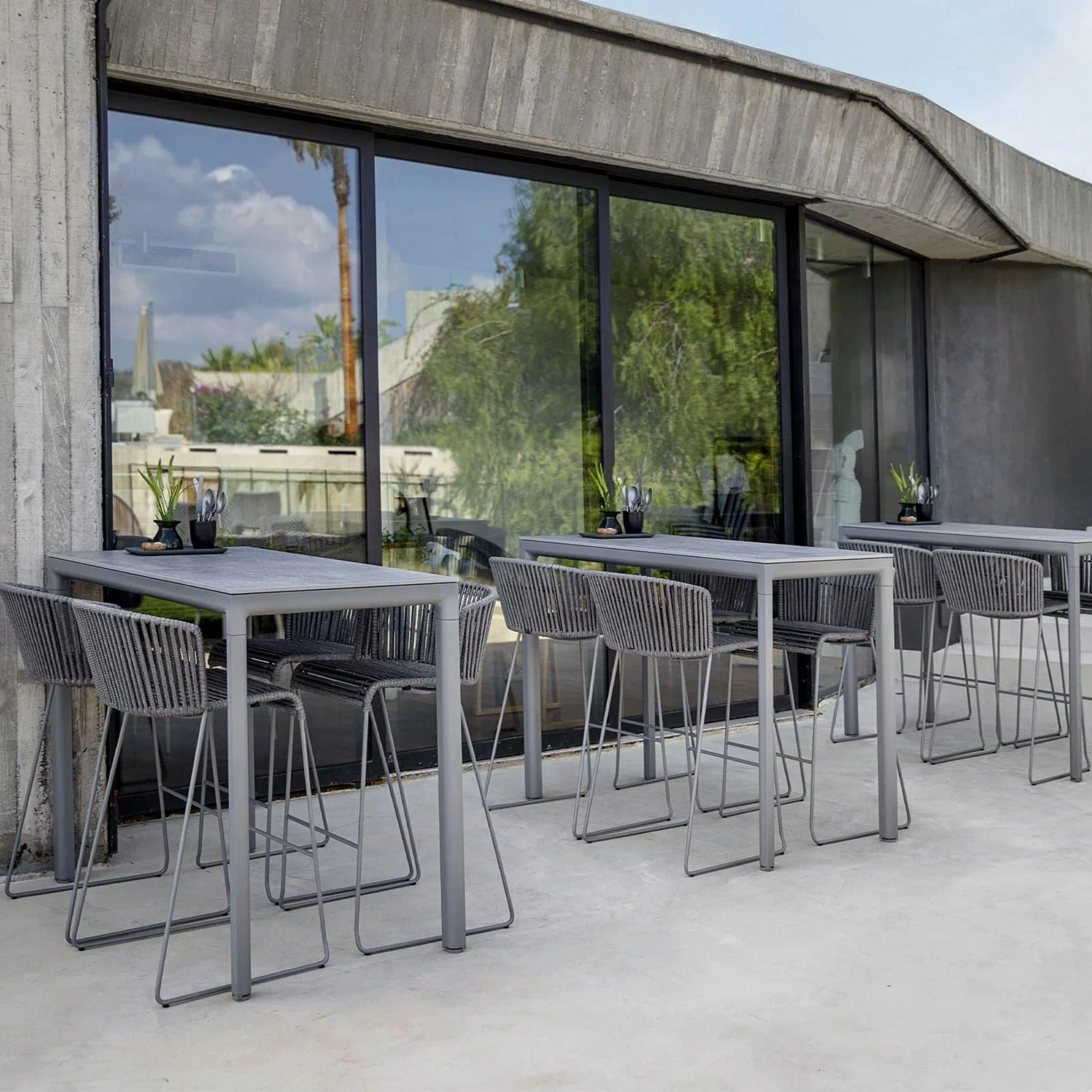 Moments Bar Chair - Grey - Image 5