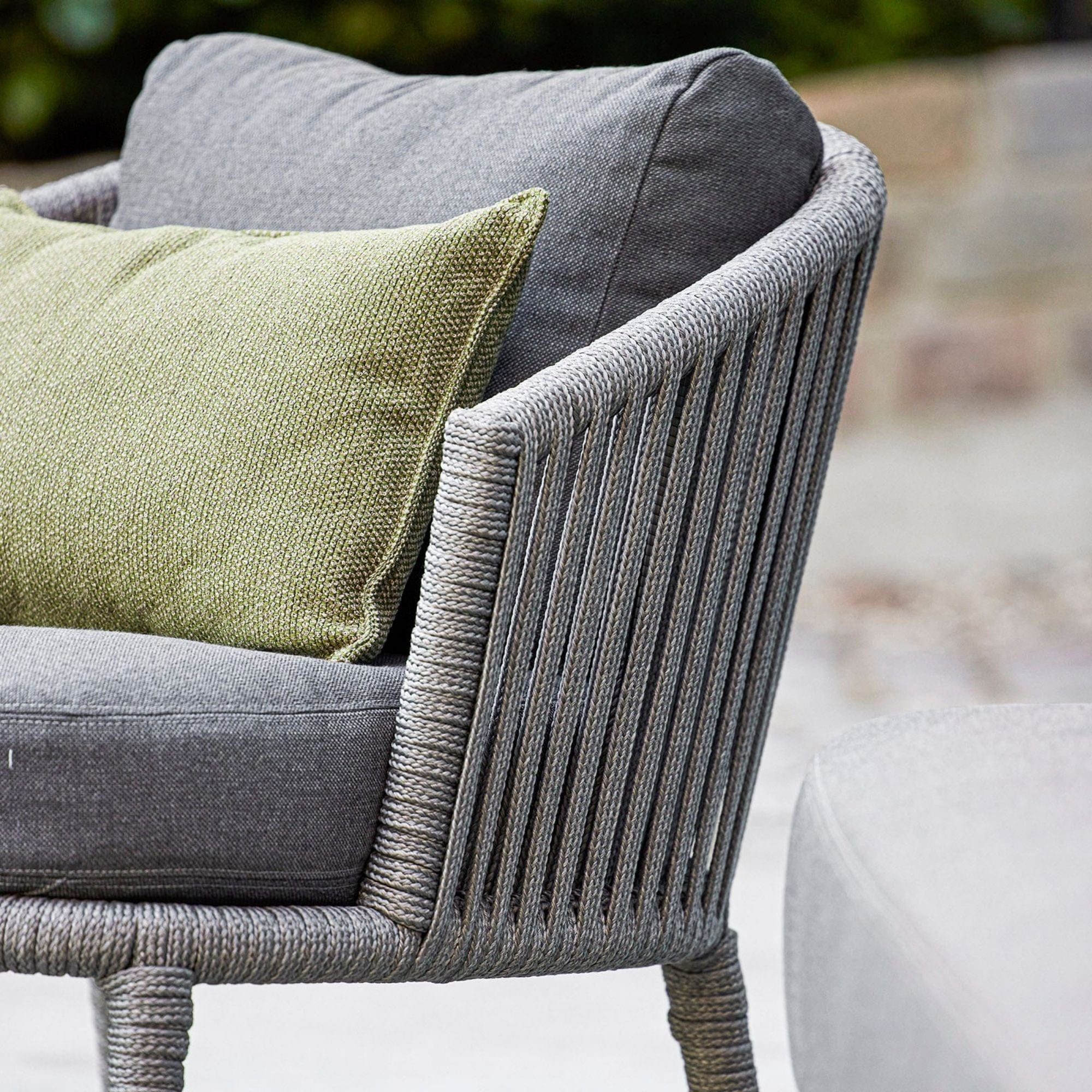 Moments Lounge Chair with Cushion Set - Grey - Image 4