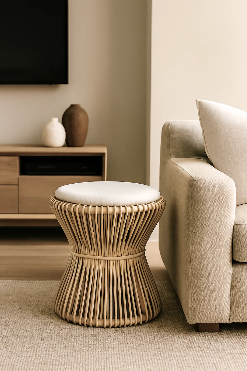 Mushroom Stool Natural - Image 7