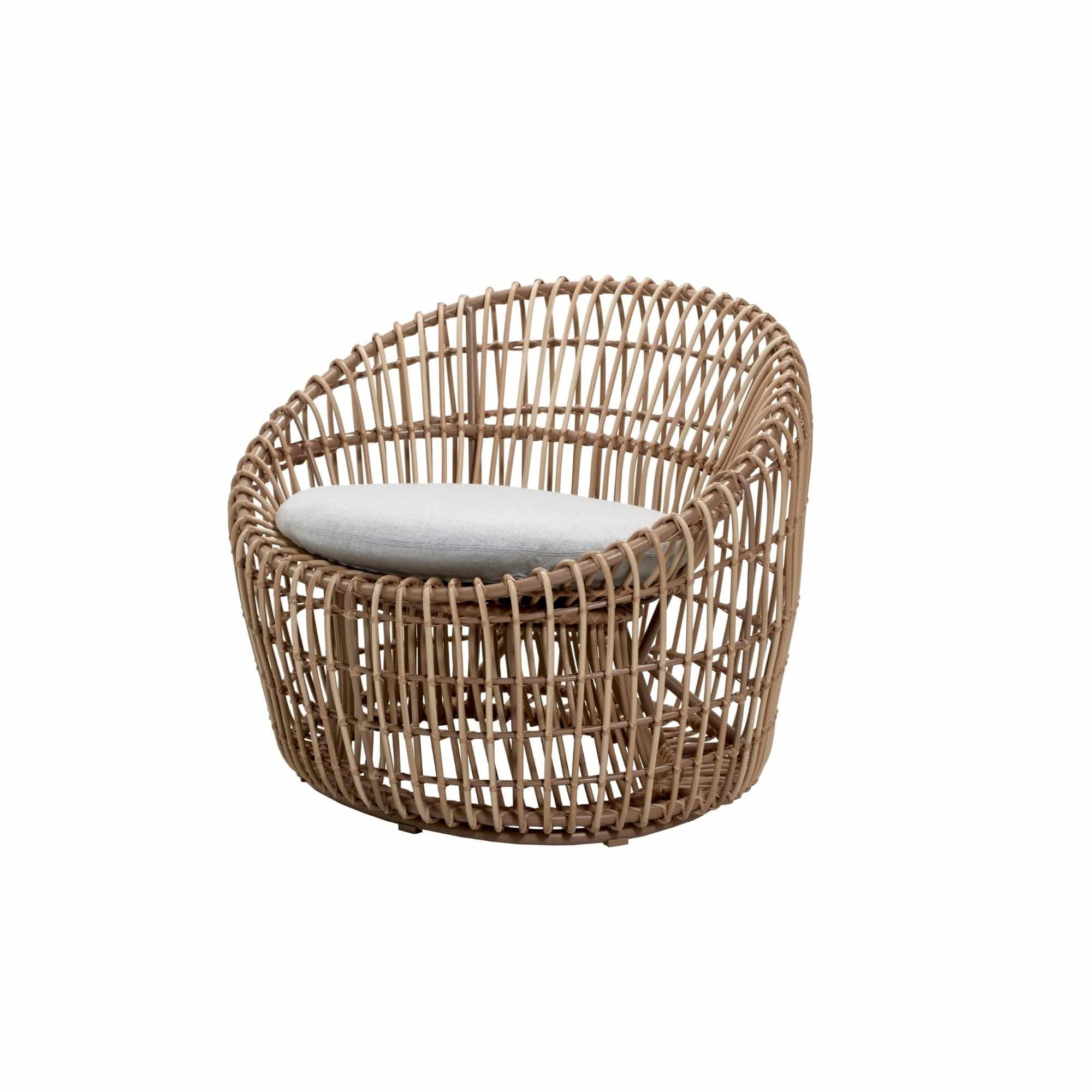 Nest Round Chair with Cushion Set - Natural - Image 11