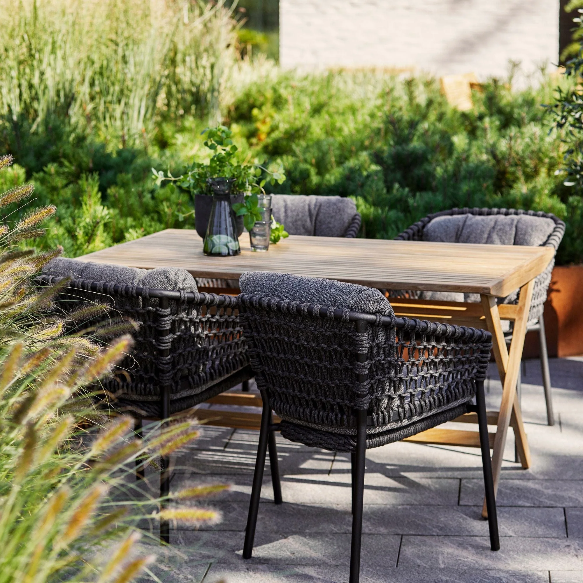 Ocean Stackable Chair - Dark Grey - Image 2