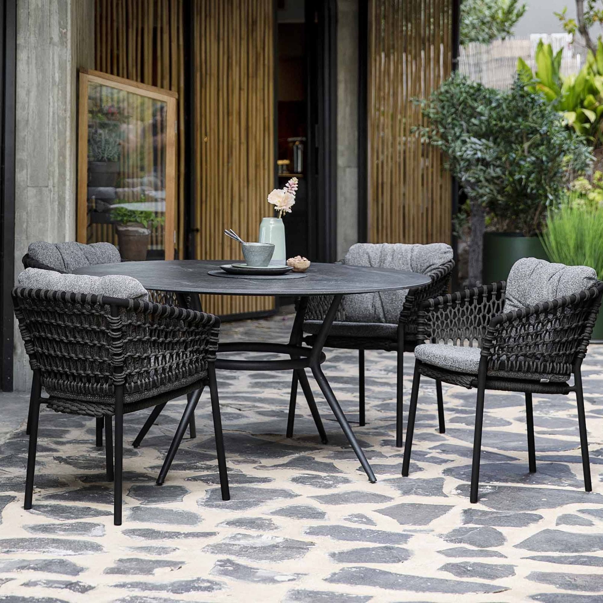 Ocean Stackable Chair - Dark Grey - Image 3