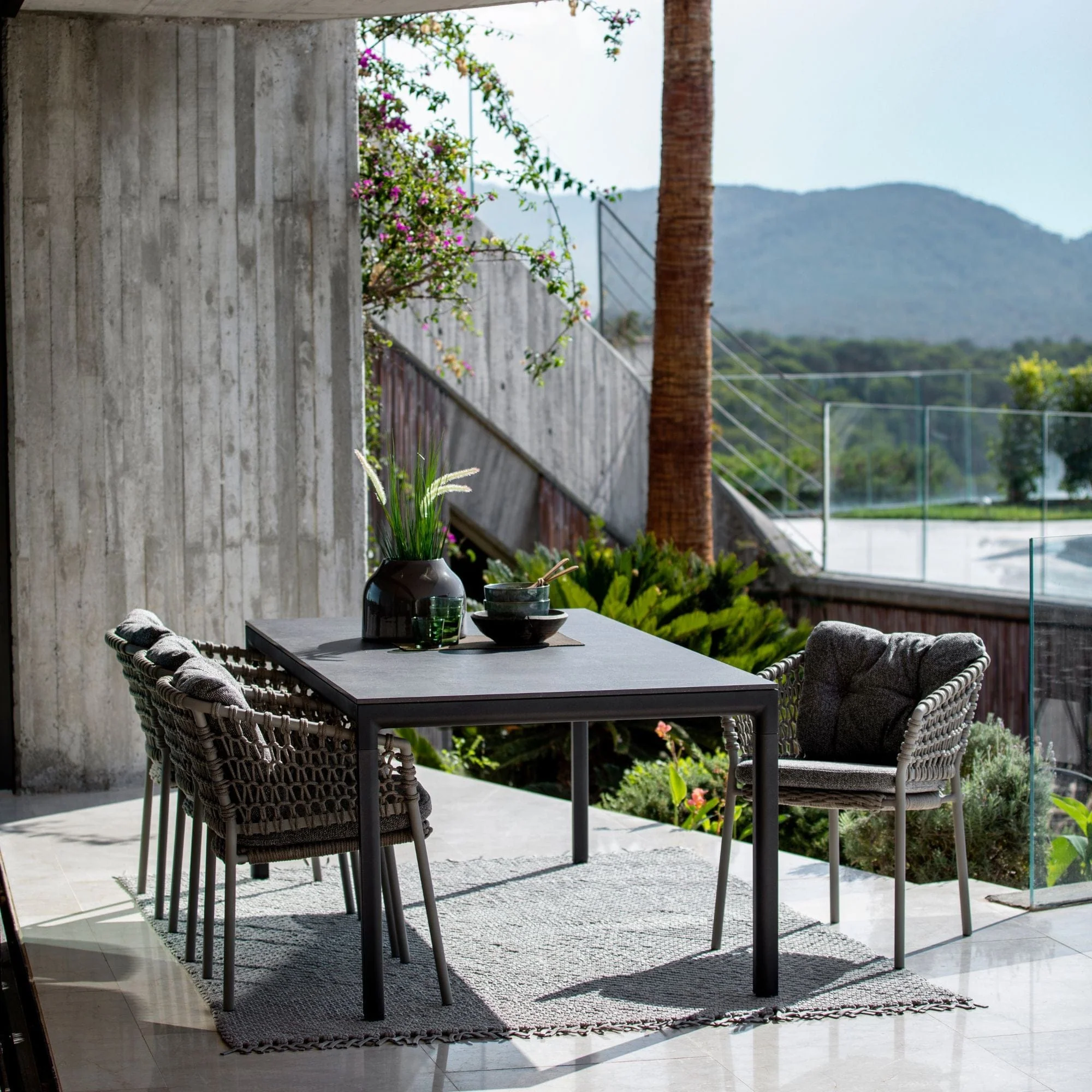 Ocean Stackable Chair - Taupe - Image 3
