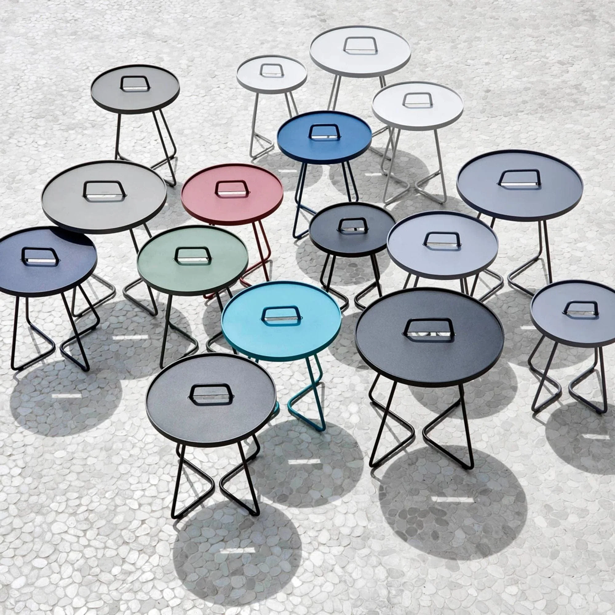 On-The-Move Large Side Table - Light Grey - Image 6