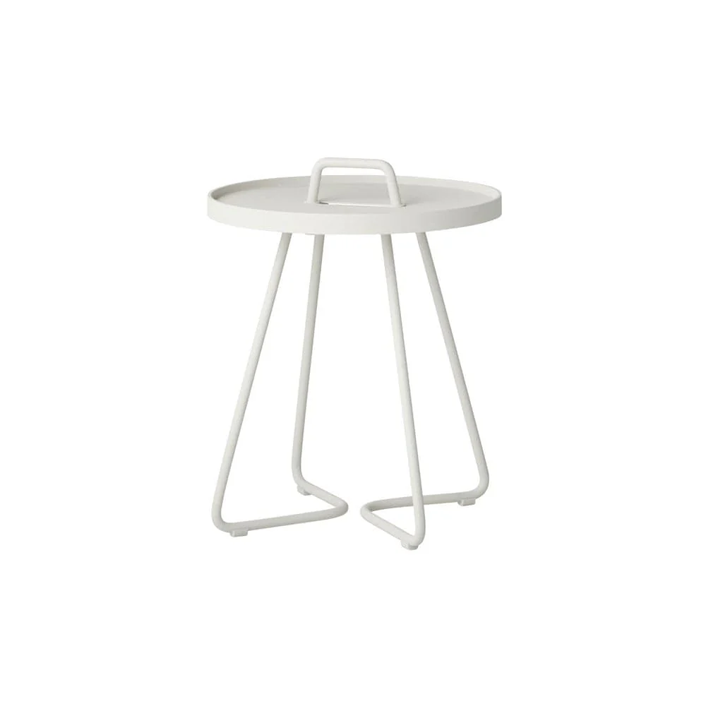 On-The-Move Mini Side Table - White