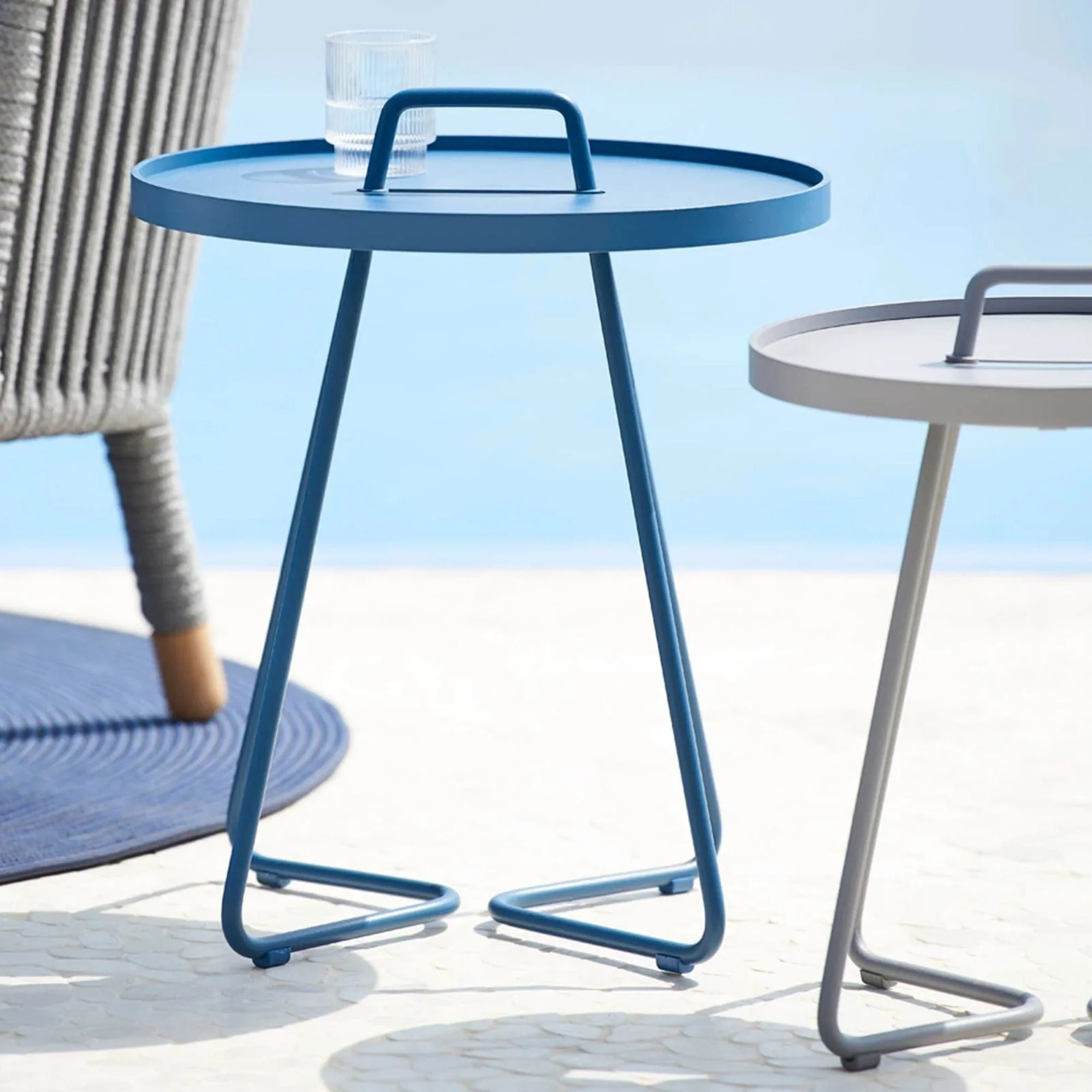 On-The-Move Mini Side Table - White - Image 2