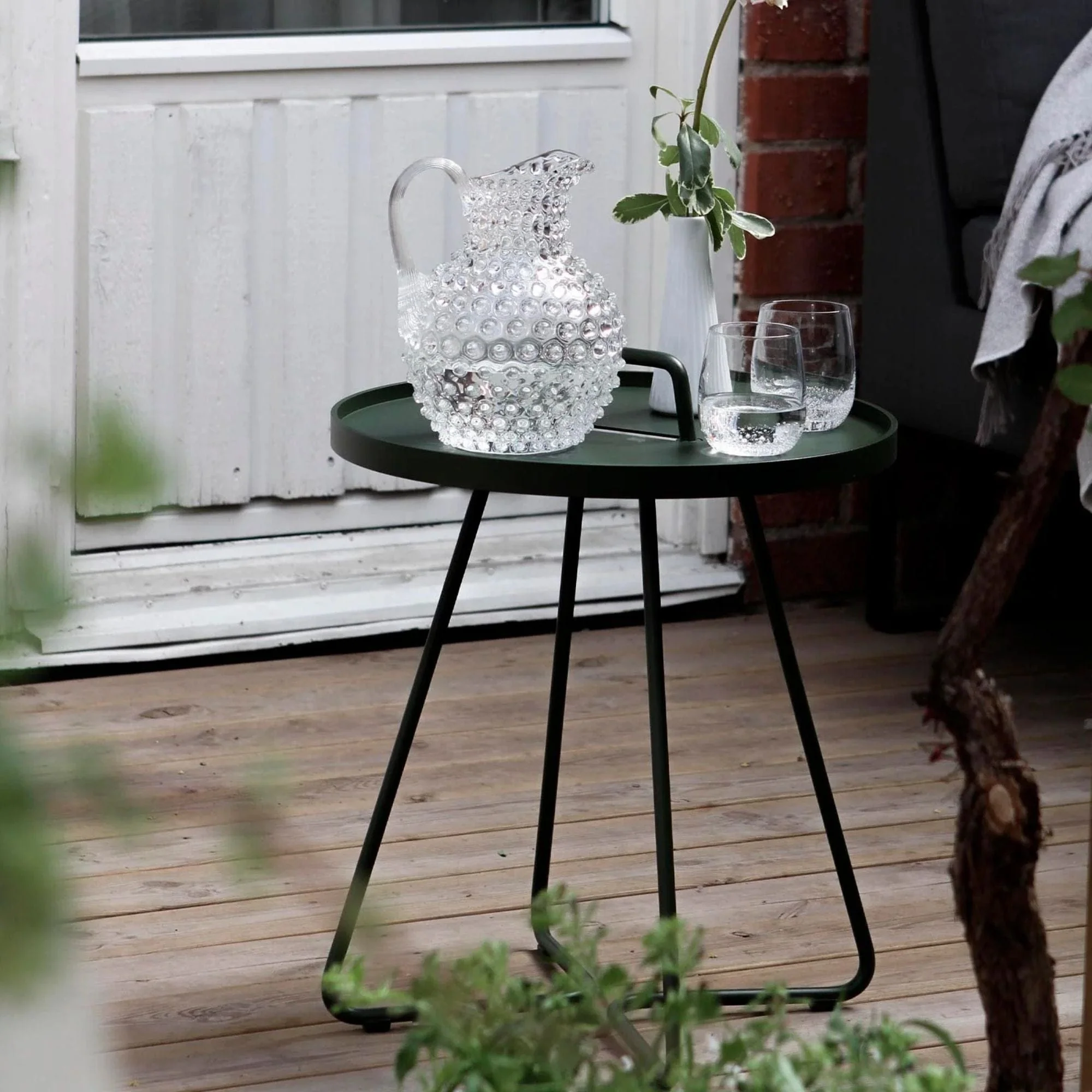 On-The-Move Small Side Table - Dark Green - Image 4
