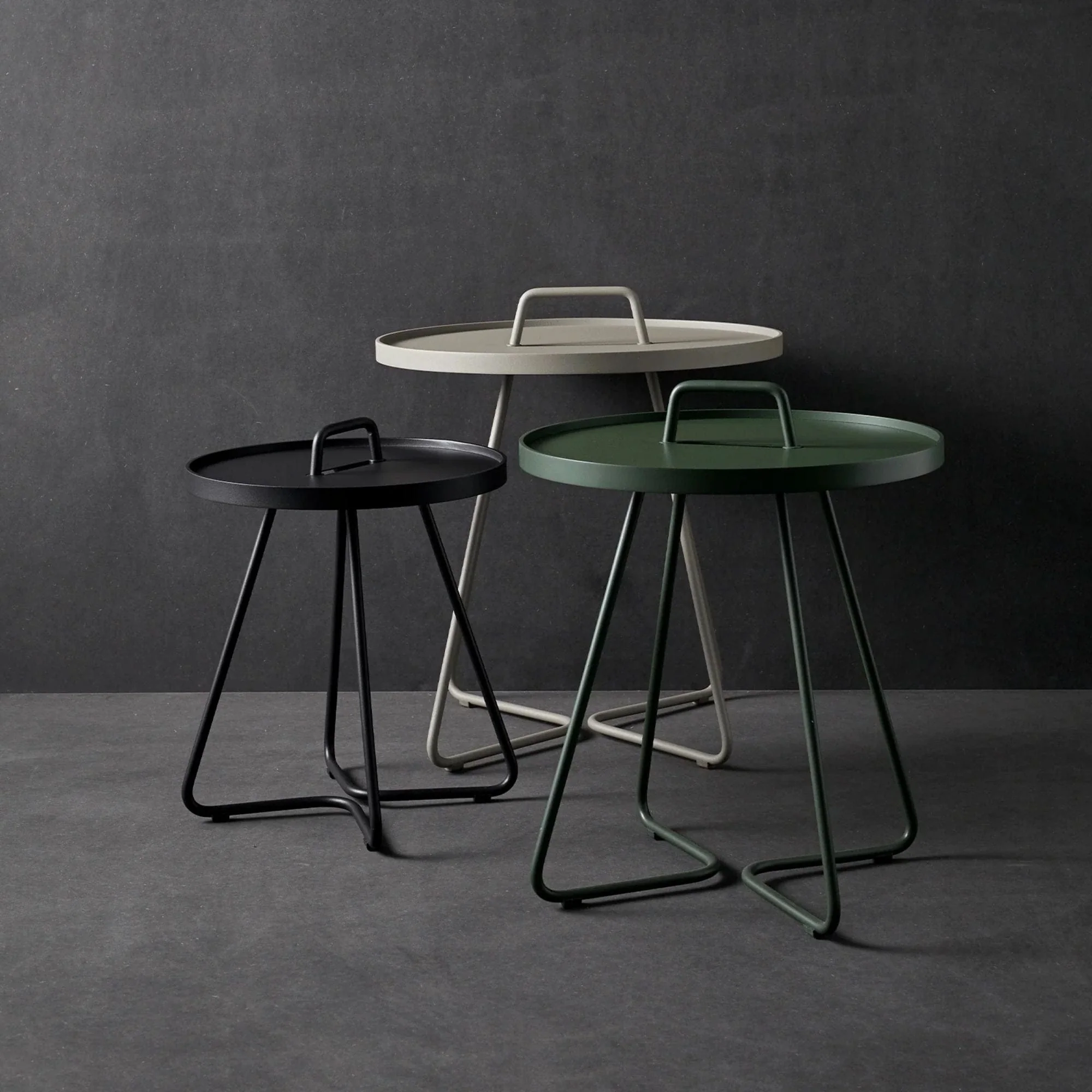 On-The-Move Small Side Table - Dark Green - Image 5