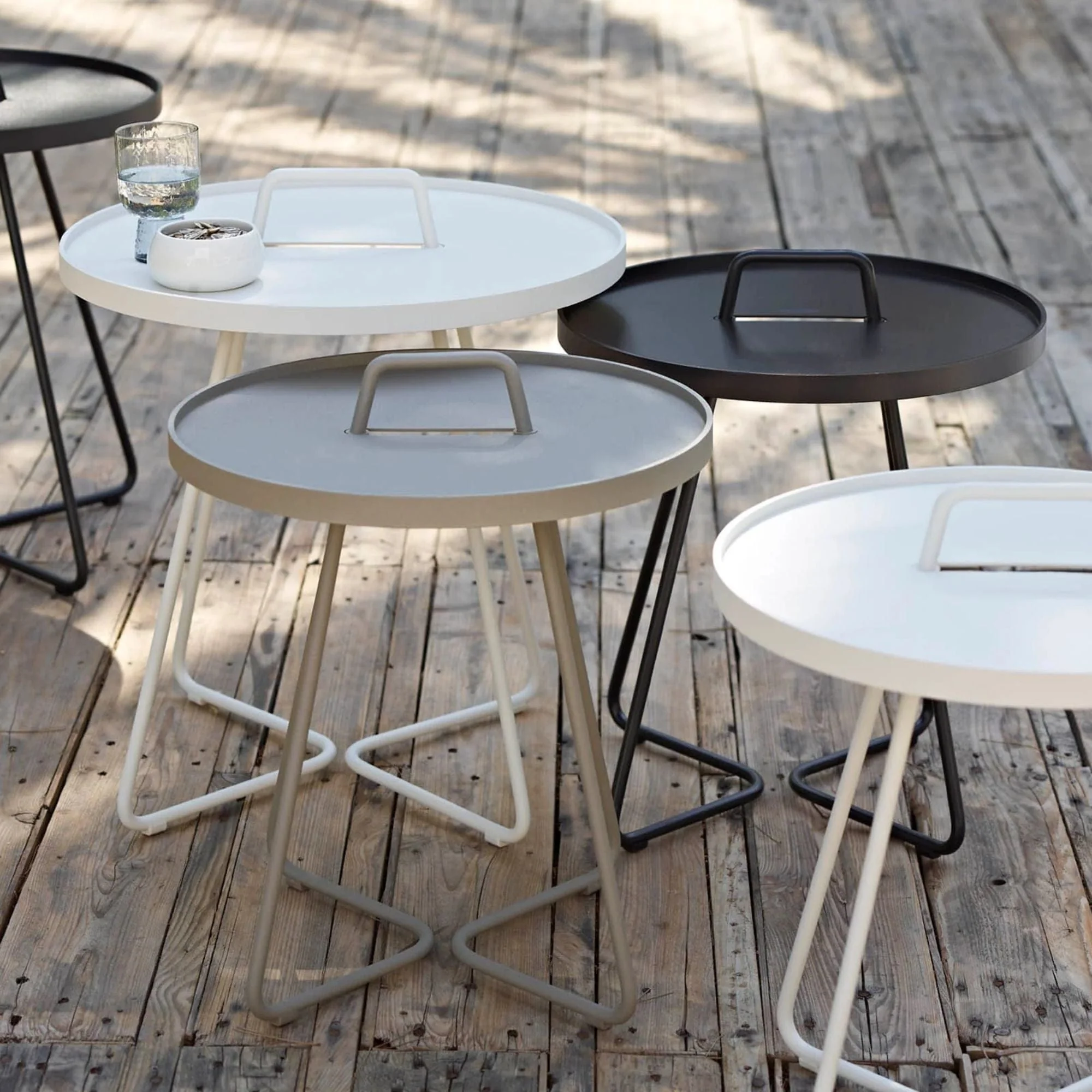 On-The-Move Small Side Table - Light Grey - Image 2