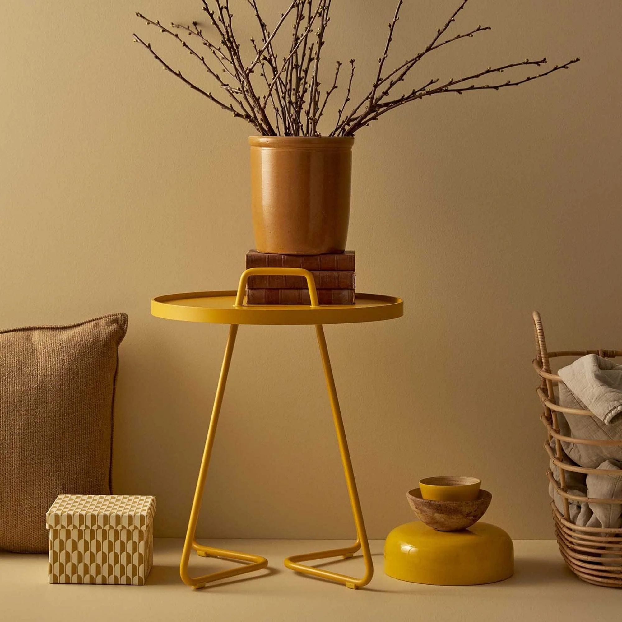 On-The-Move Small Side Table - Yellow - Image 2