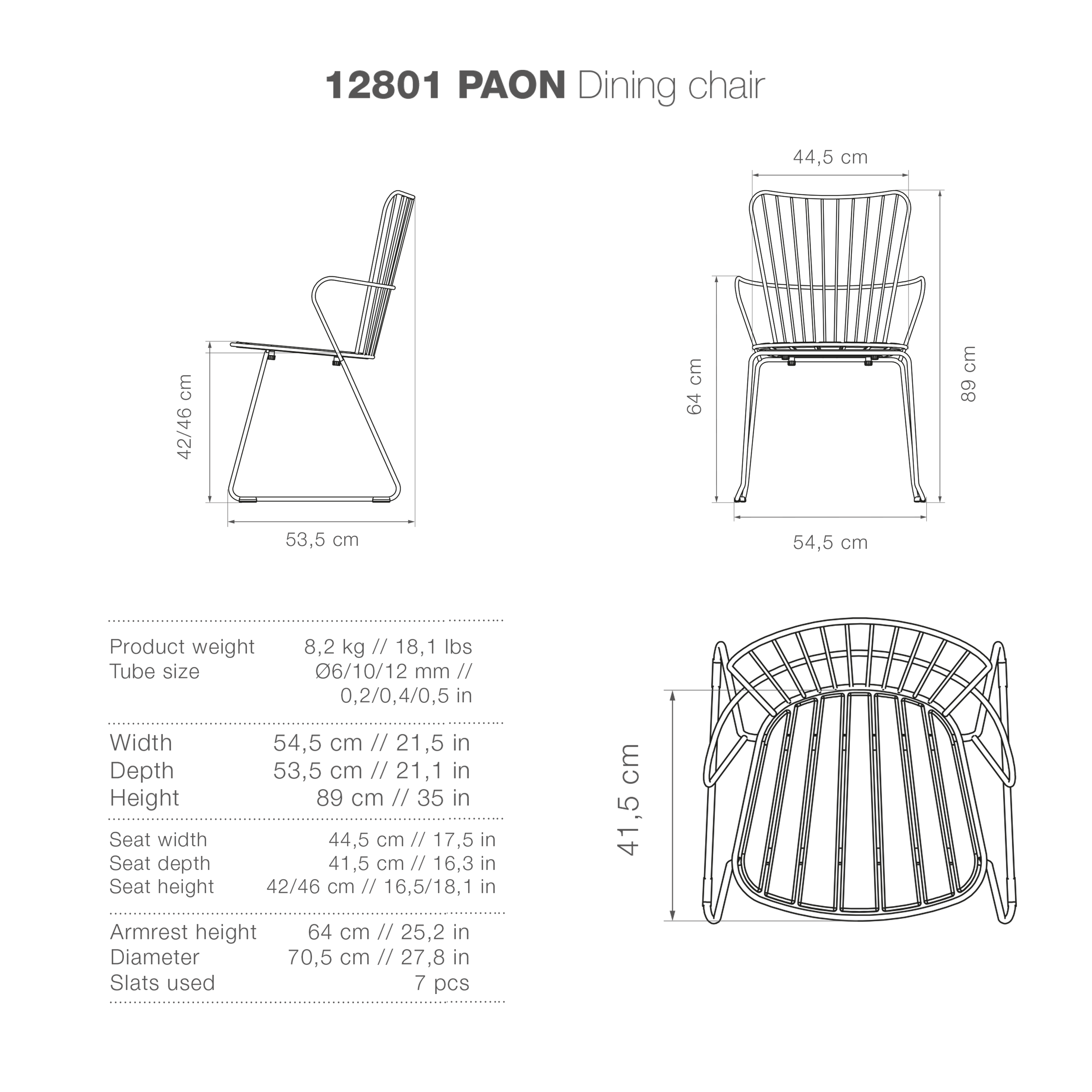 Paon Dining Chair - Bamboo | Black - Image 9