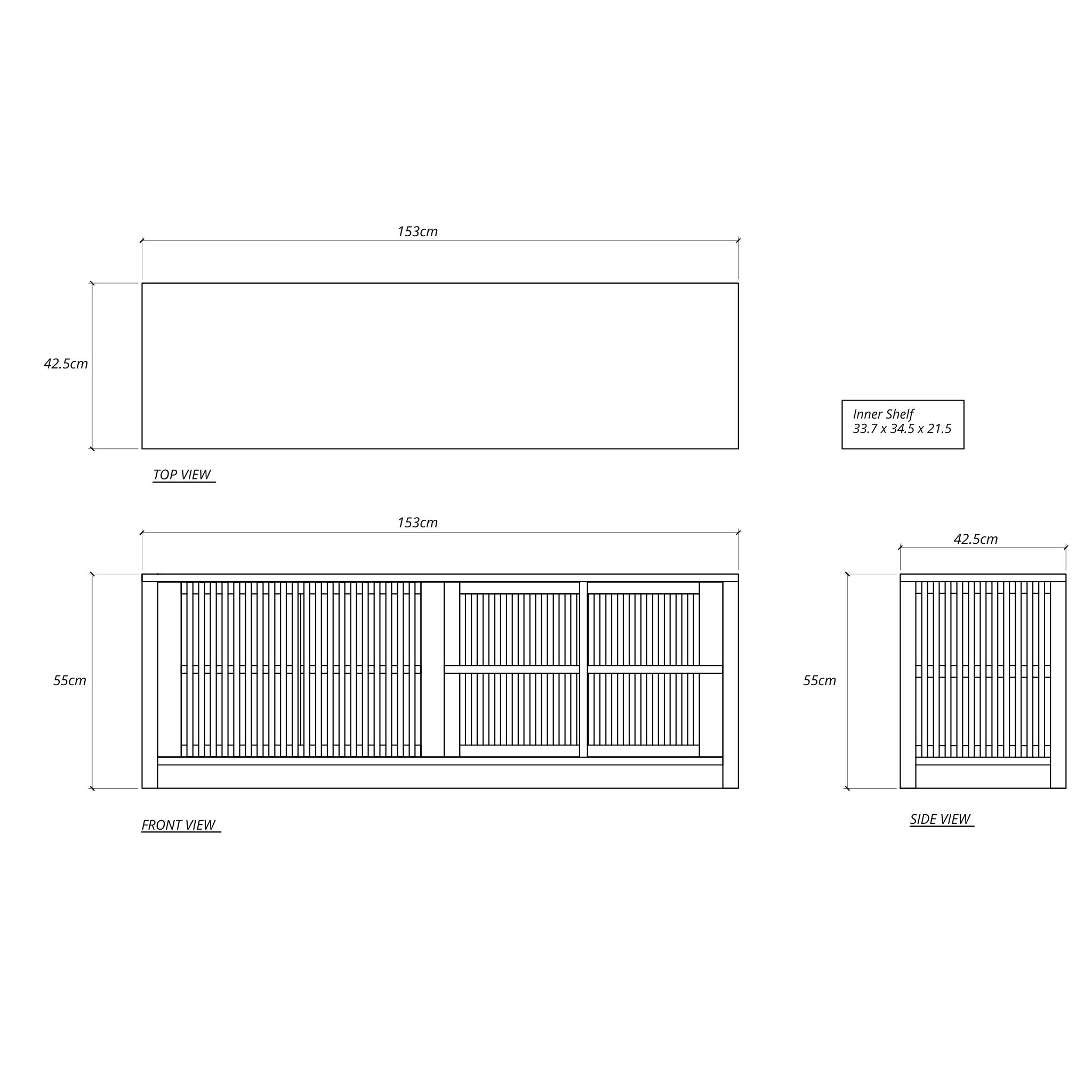 Ray Open TV Unit - European Oak - Image 7