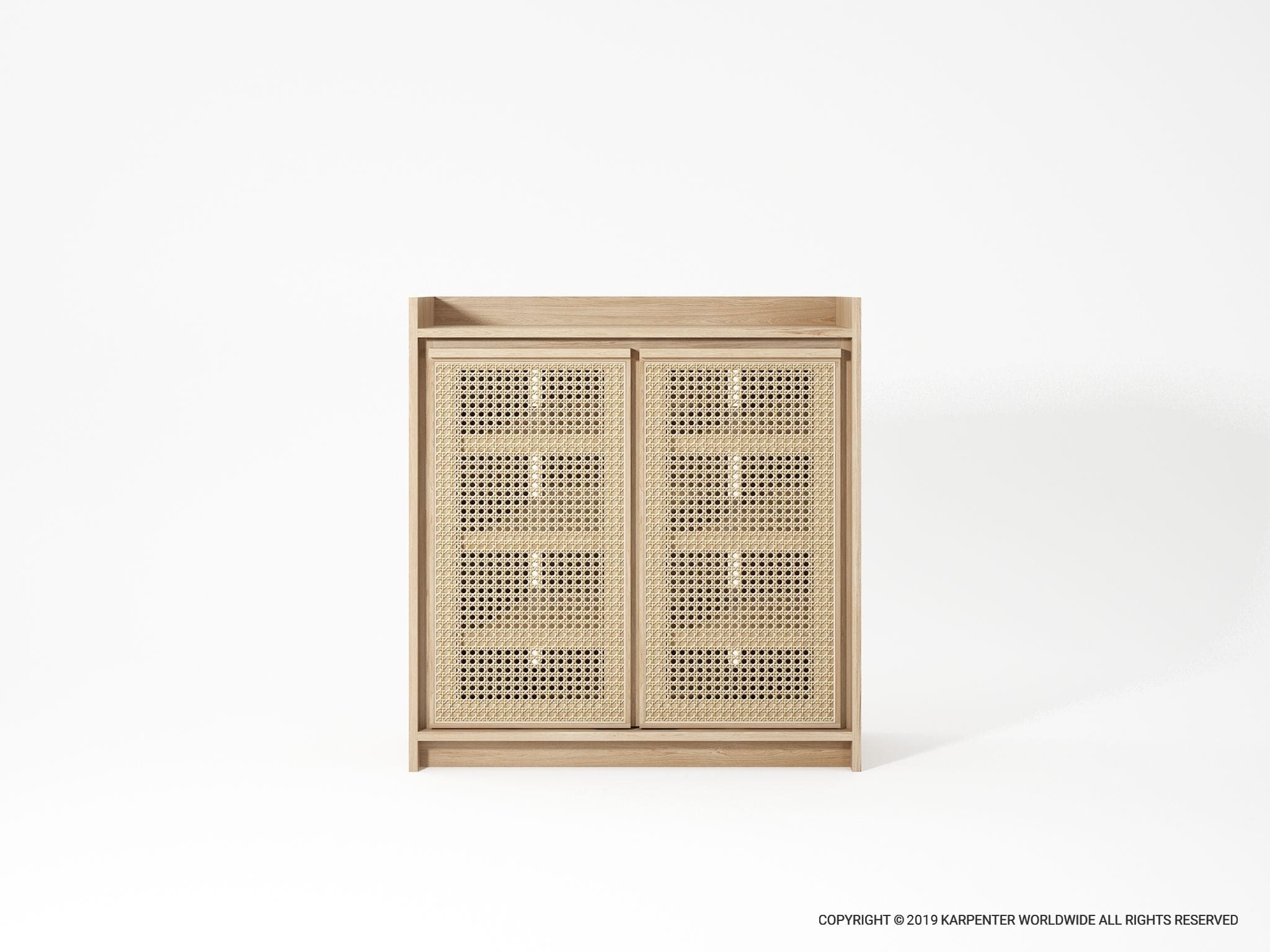 Roots Shoe Rack -European Oak - Image 2