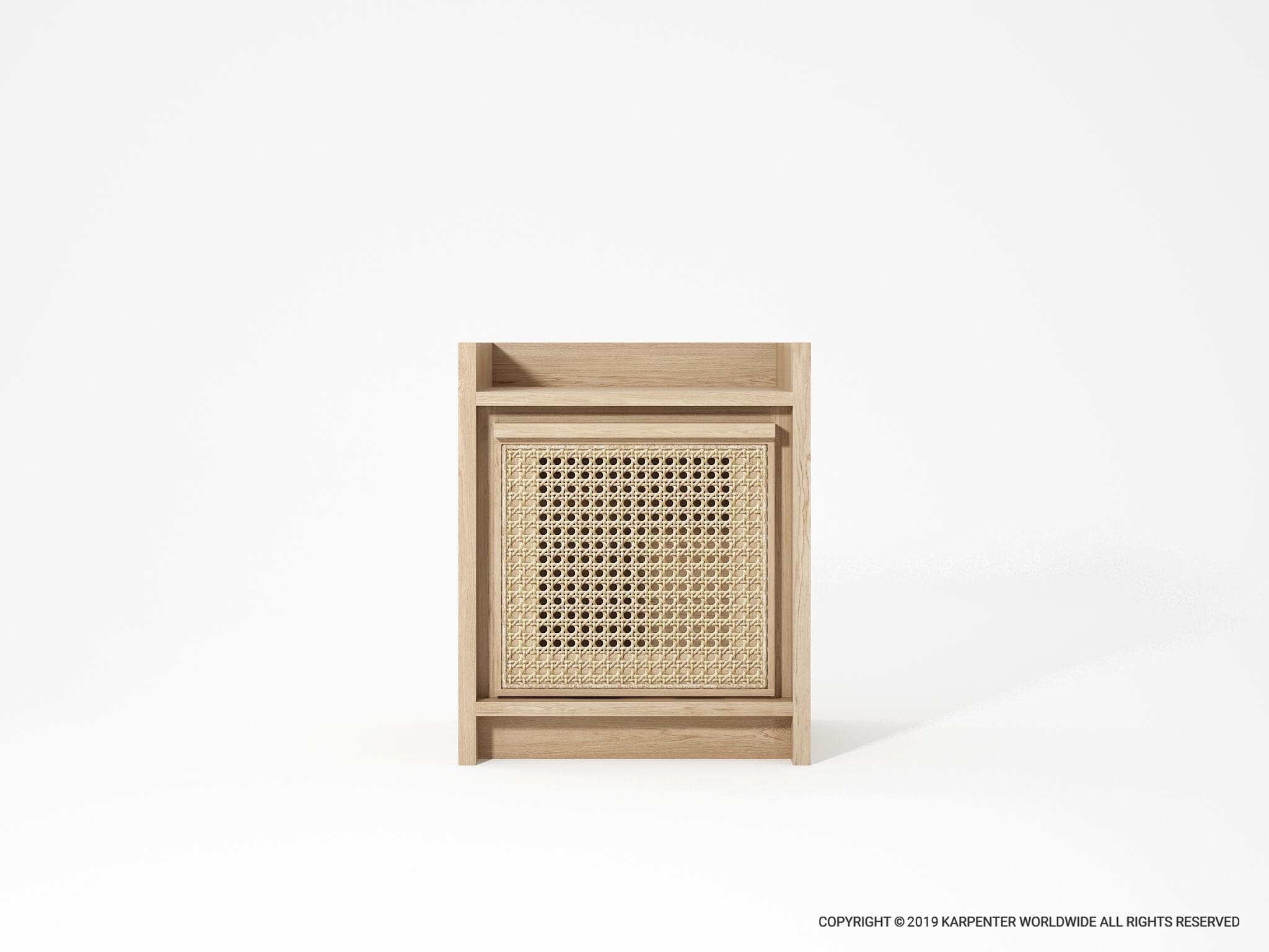 Roots Side Table Left Hinges- European Oak - Image 3