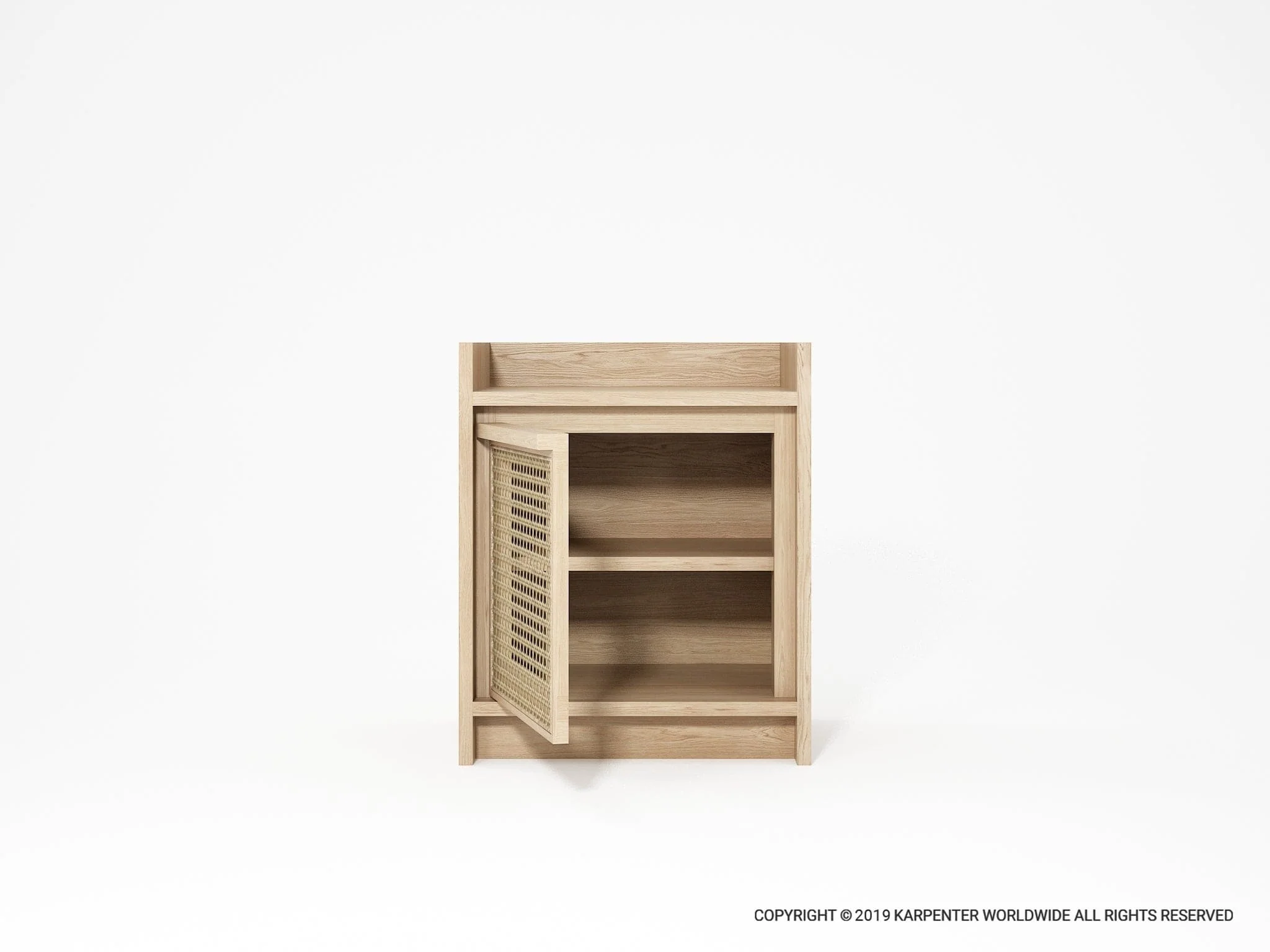 Roots Side Table Left Hinges- European Oak - Image 6