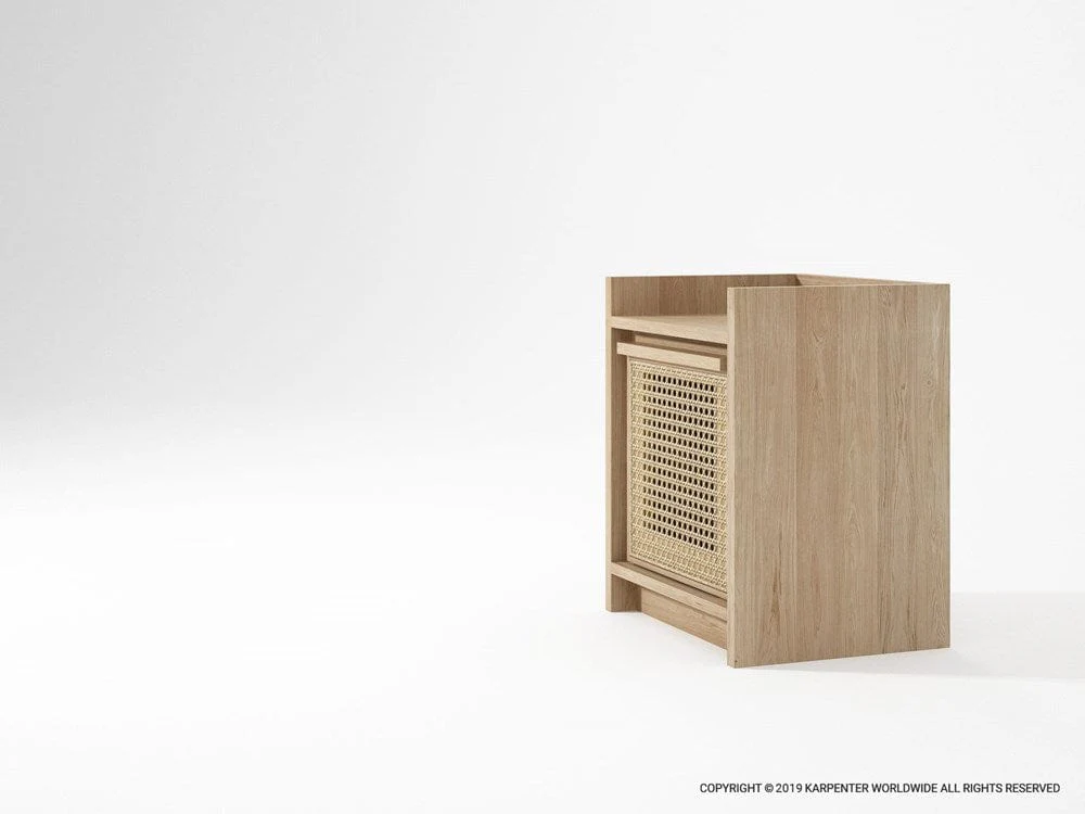 Roots Side Table Right Hinges- European Oak - Image 6