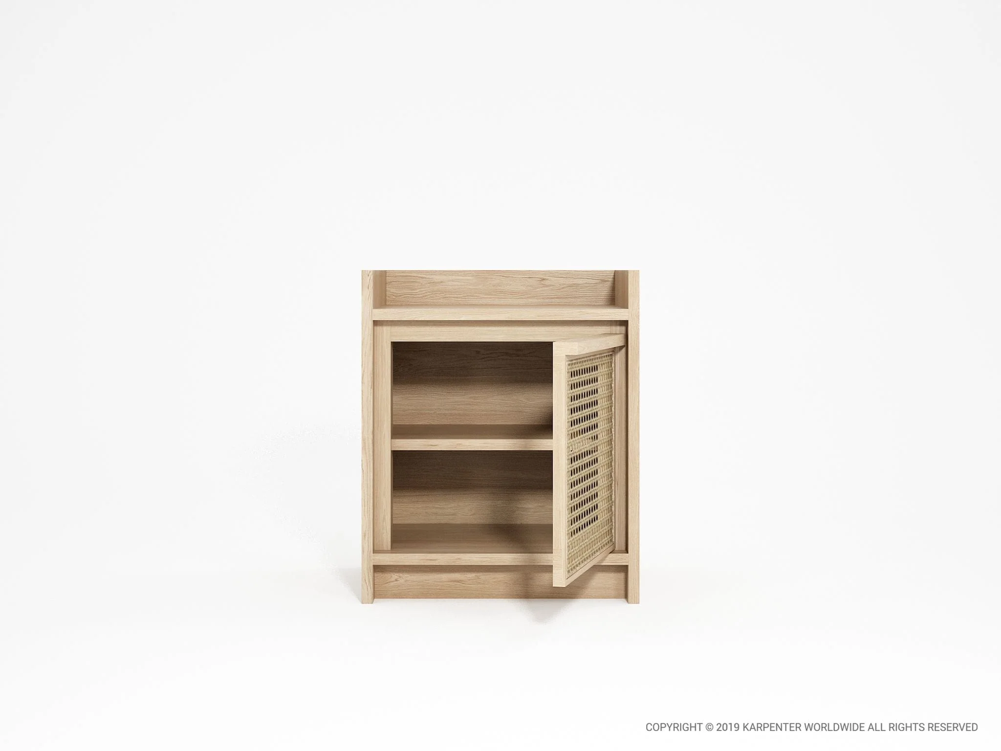 Roots Side Table Right Hinges- European Oak - Image 8