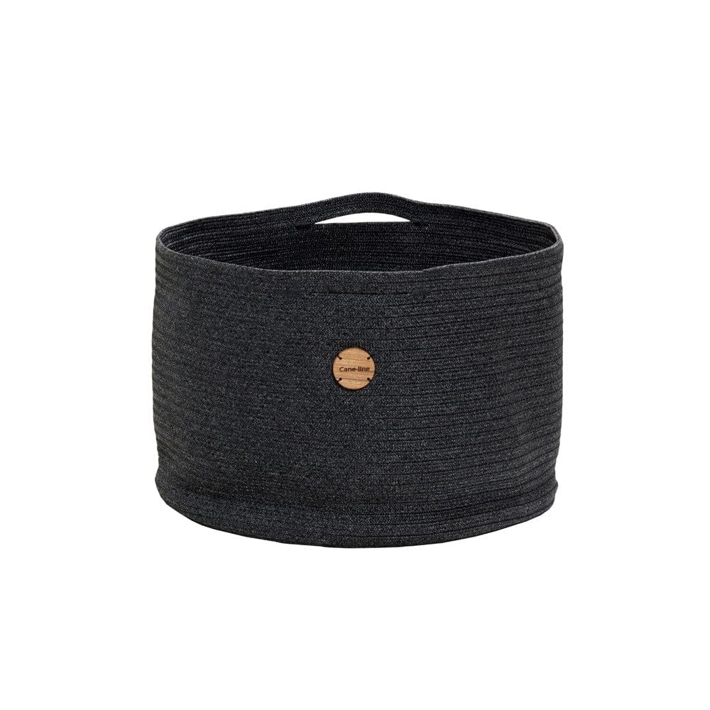 Soft Large Rope Basket - Dark Grey