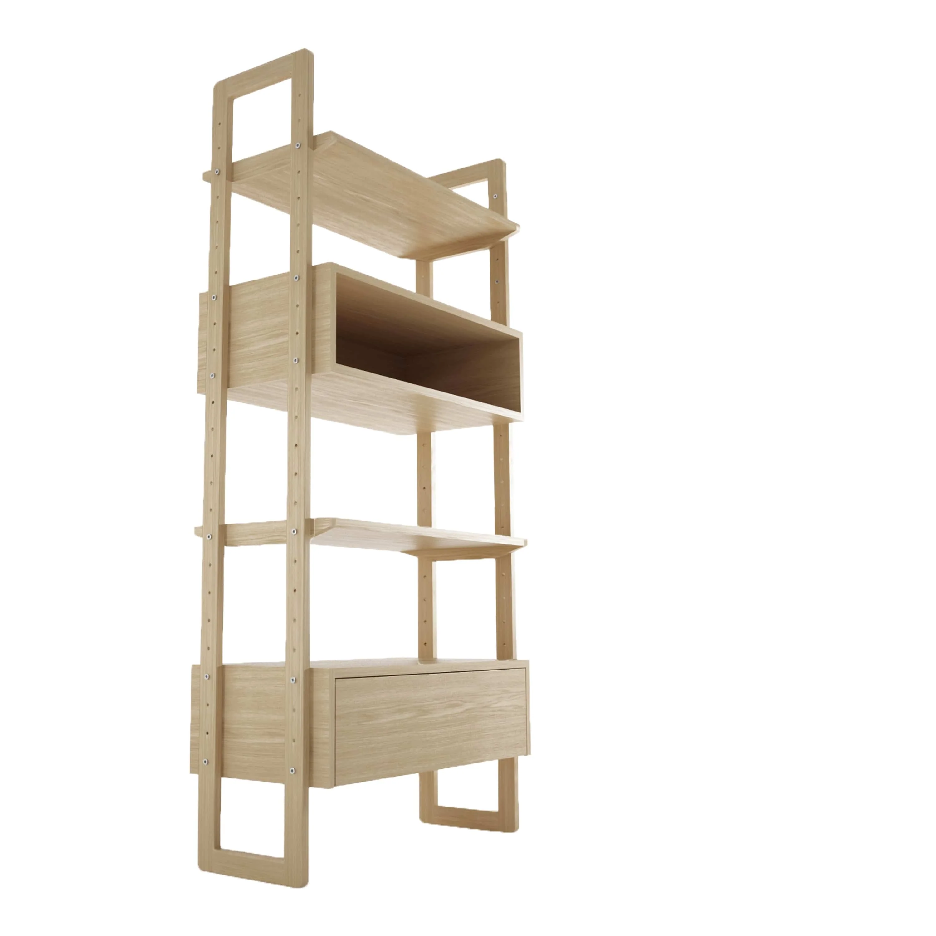 Soho Wall Unit Single - European Oak - Image 4