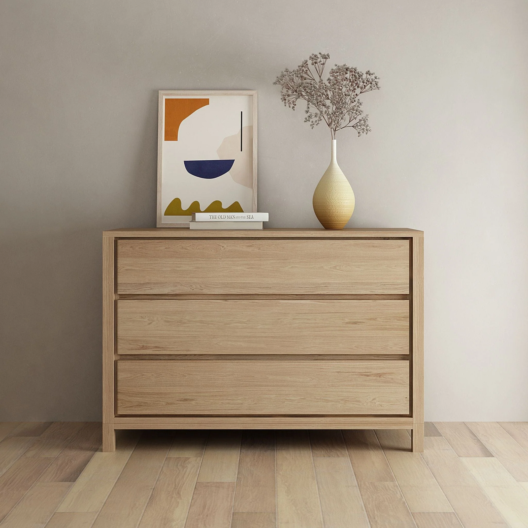 Solid Chest of Drawers - European Oak - Image 3