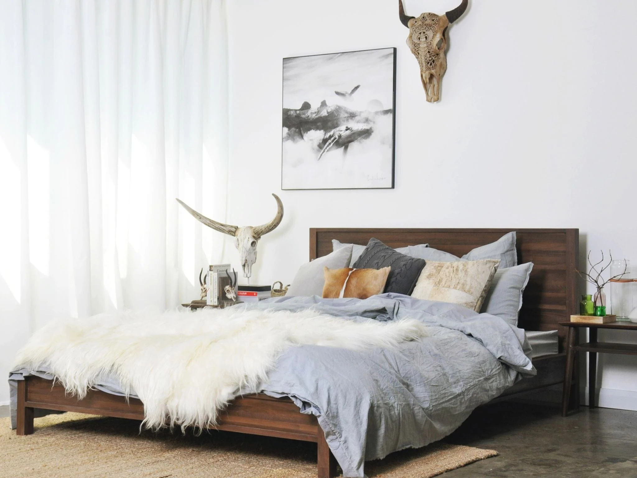 Solid Queen Bed - FSC Recycled Teak - Image 2