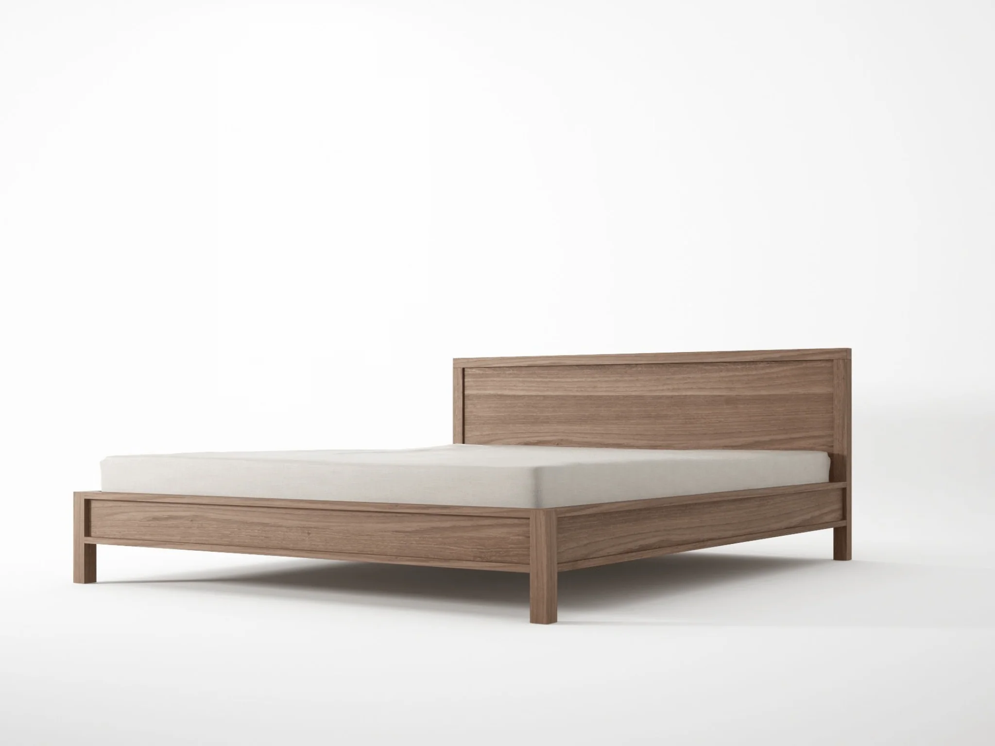 Solid Queen Bed - FSC Recycled Teak - Image 4