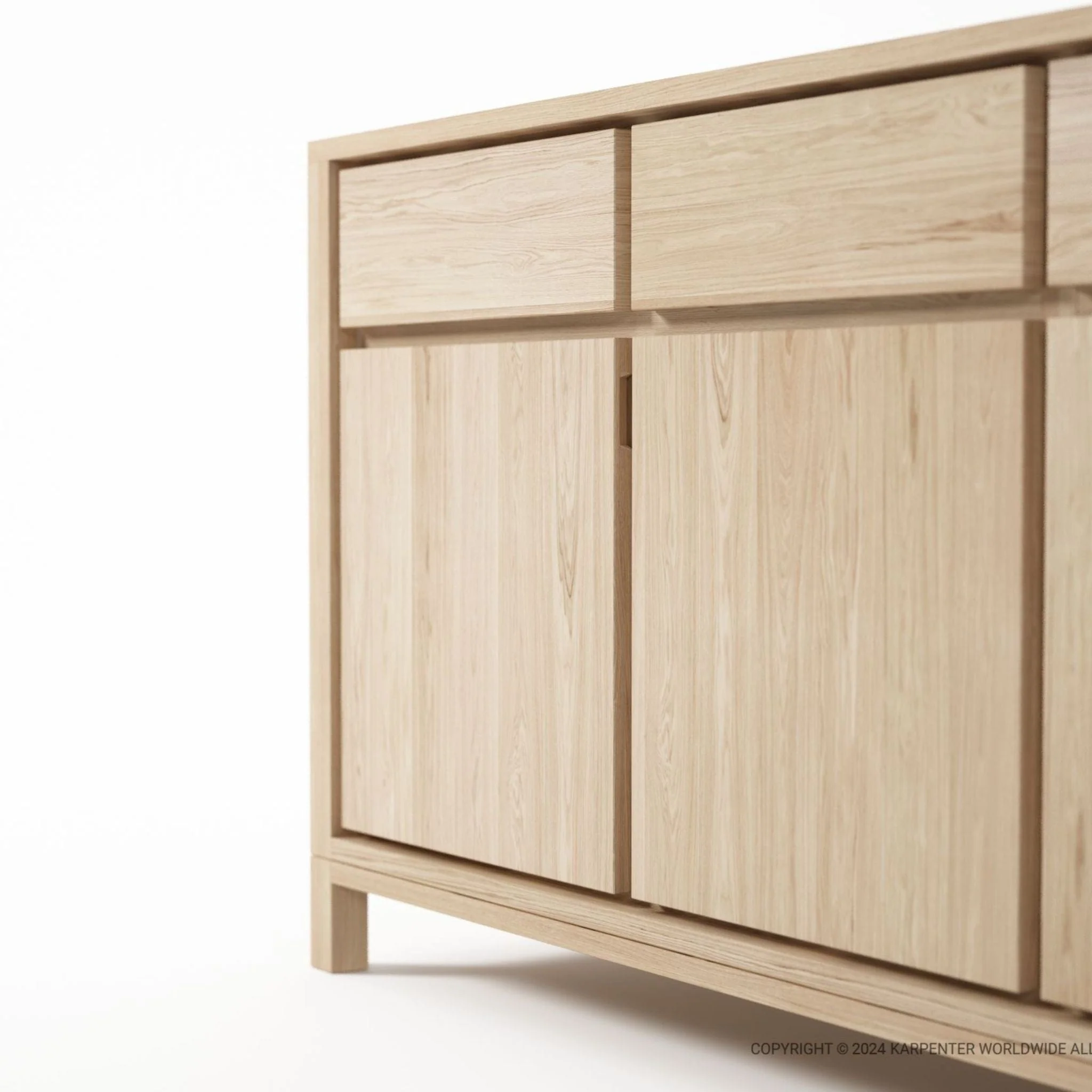 Solid Sideboard - European Oak - Image 4