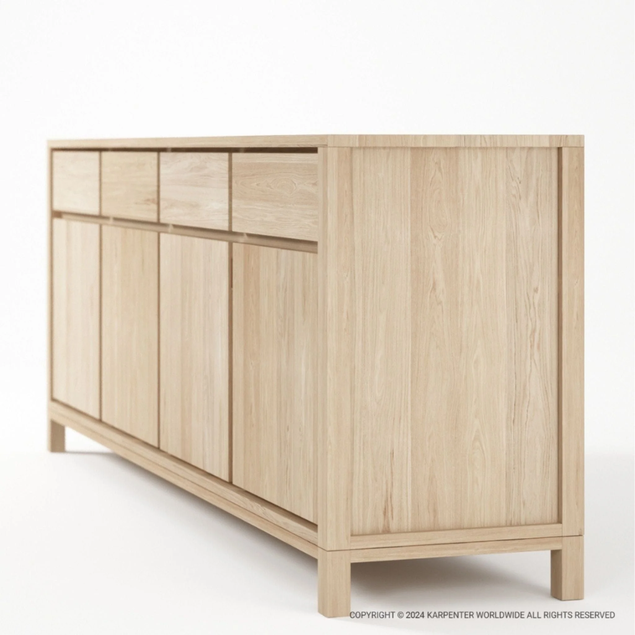 Solid Sideboard - European Oak - Image 5