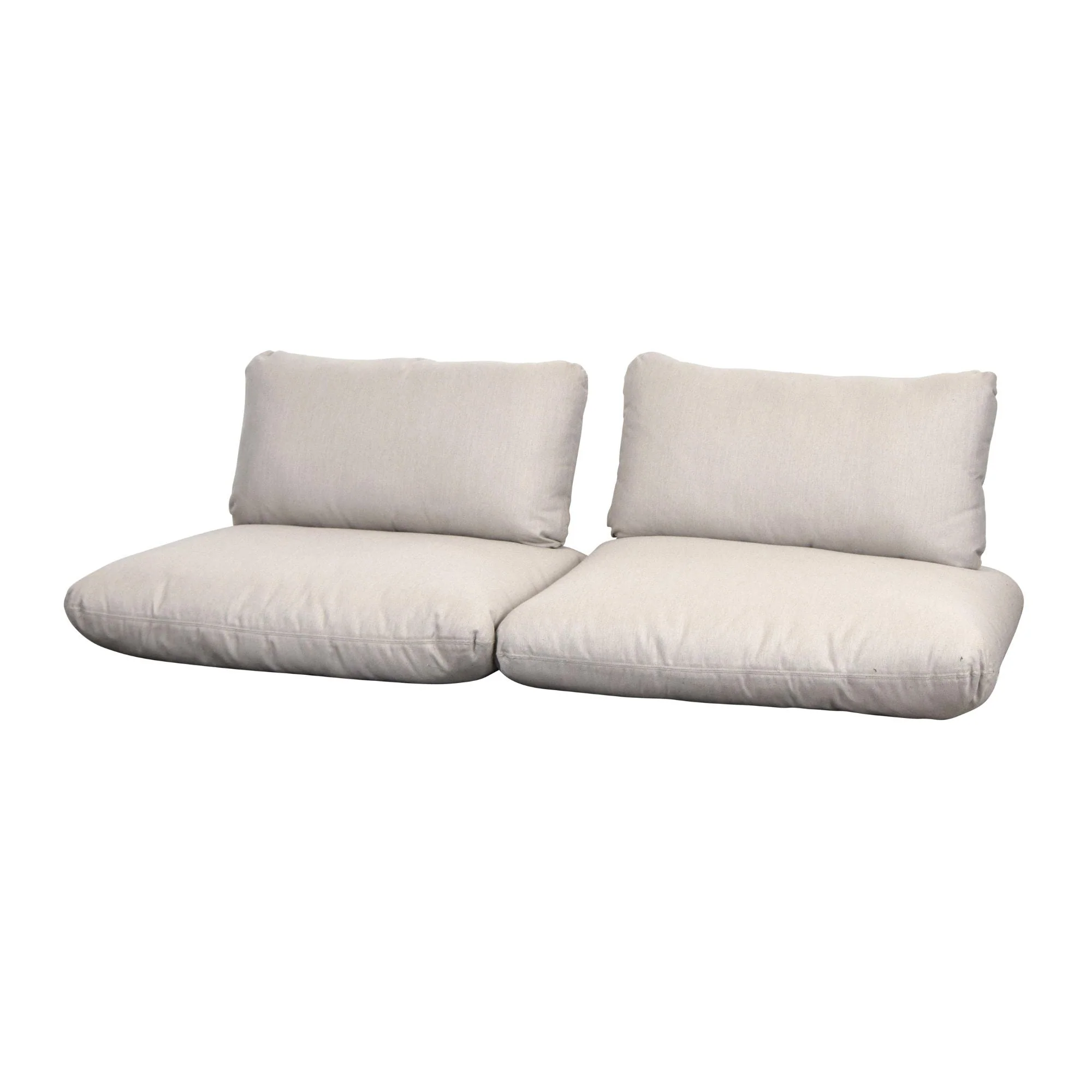 Sticks 2-Seater Sofa Cushion Set - Sand Natté