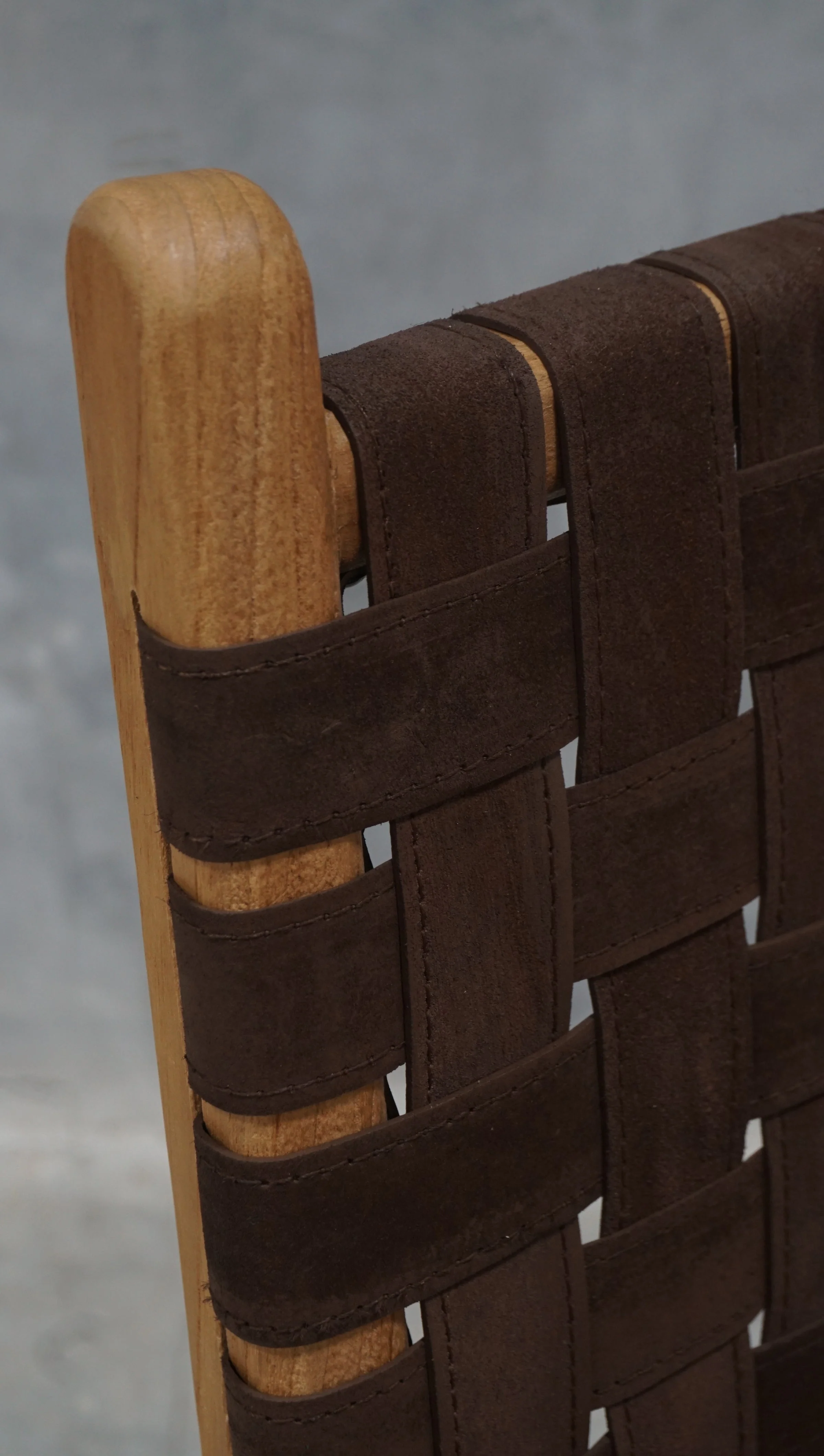 Strap Dining Chair Dark Brown - Image 6