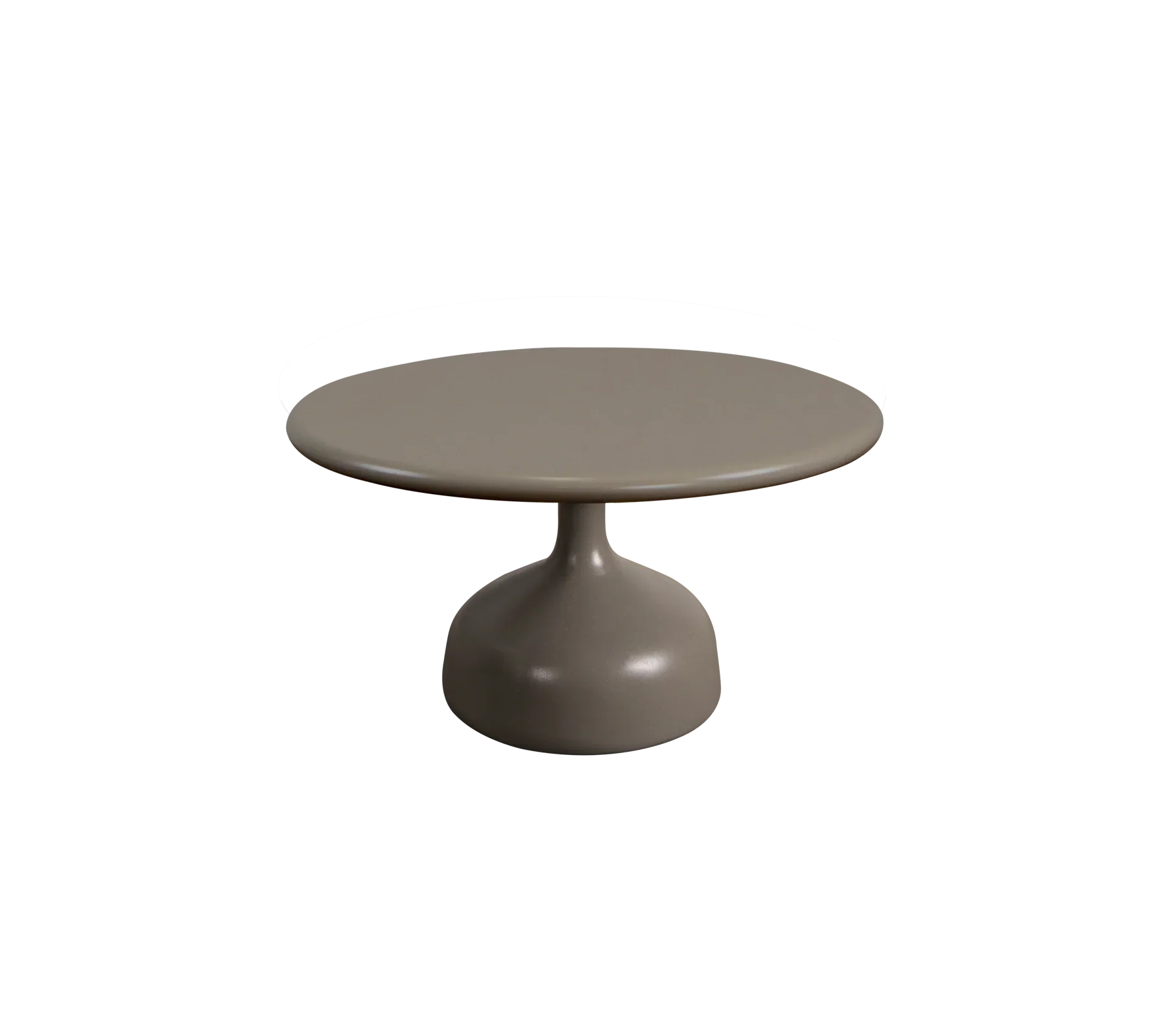 Glaze Coffee Table Top - 60cm | Taupe Aluminium