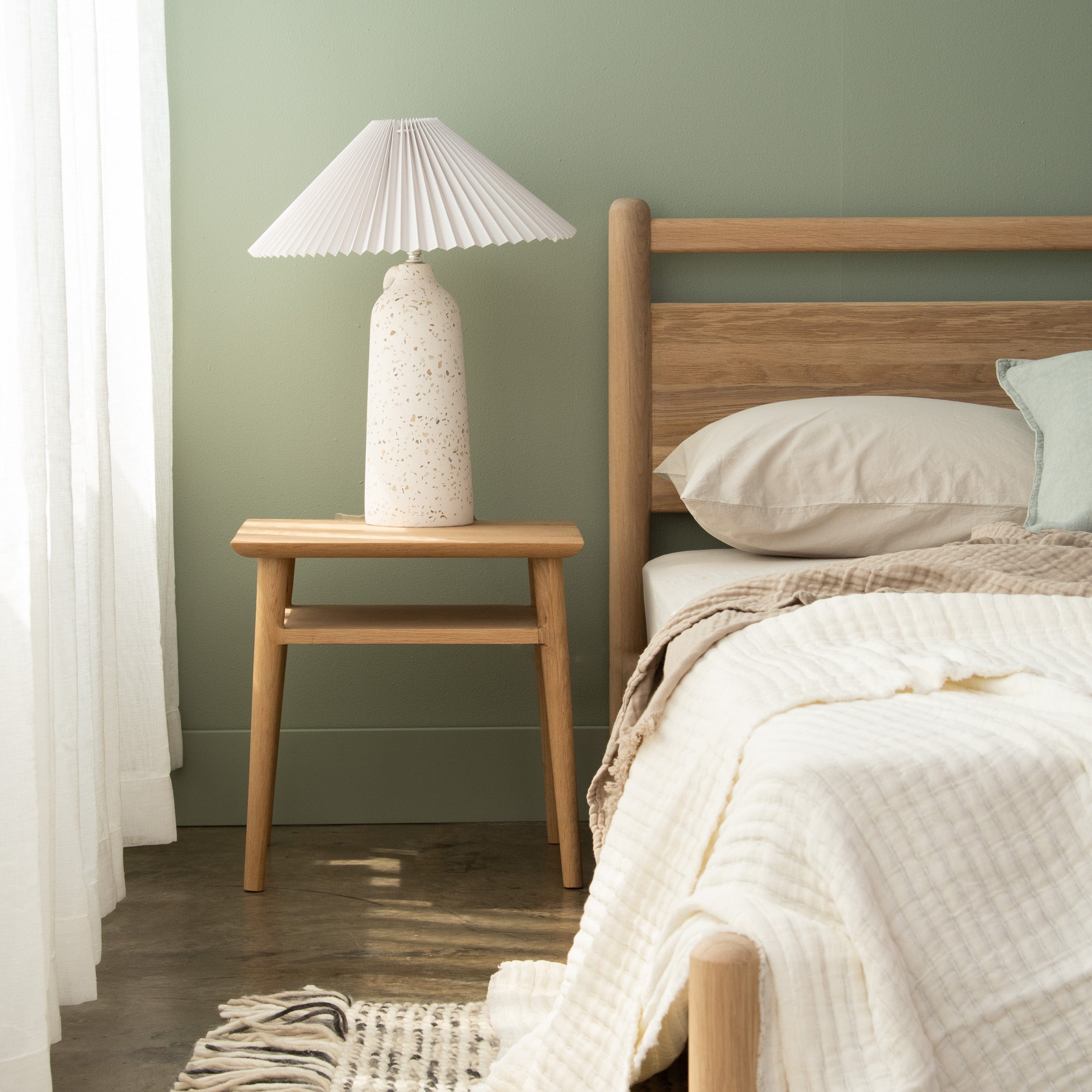 Taku Queen Bed - European White Oak - Image 11