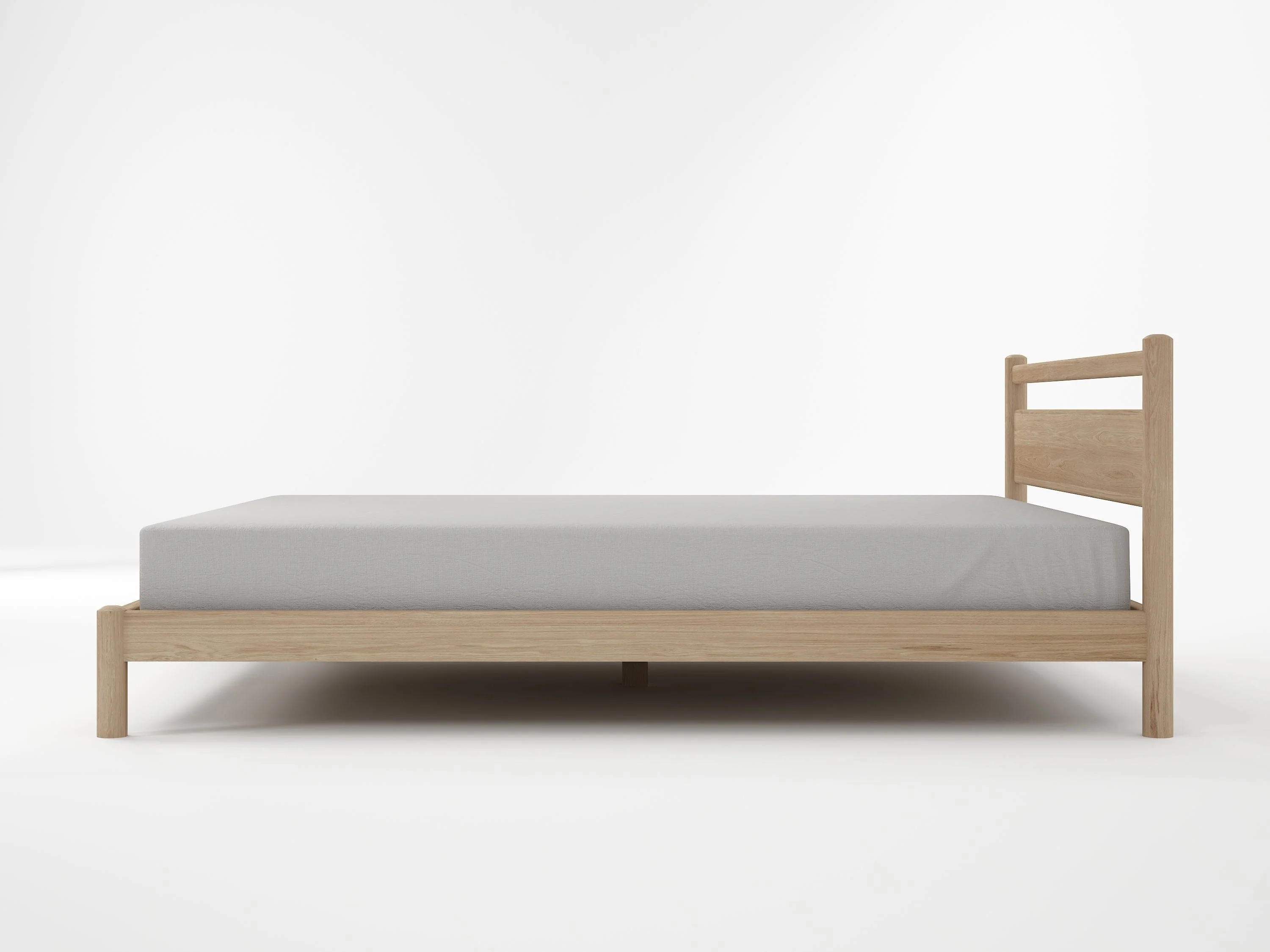 Taku Queen Bed - European White Oak - Image 4