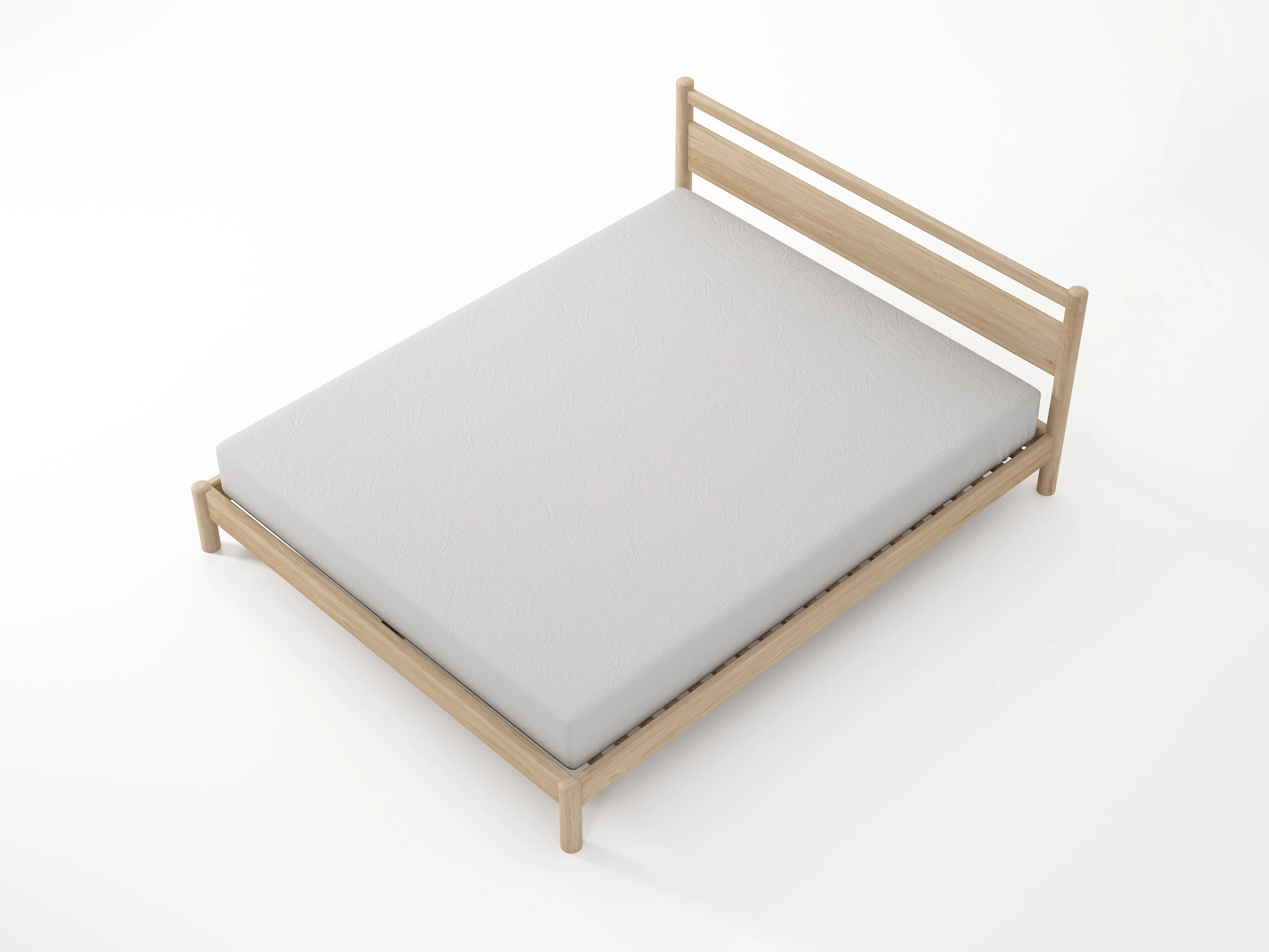 Taku Queen Bed - European White Oak - Image 6