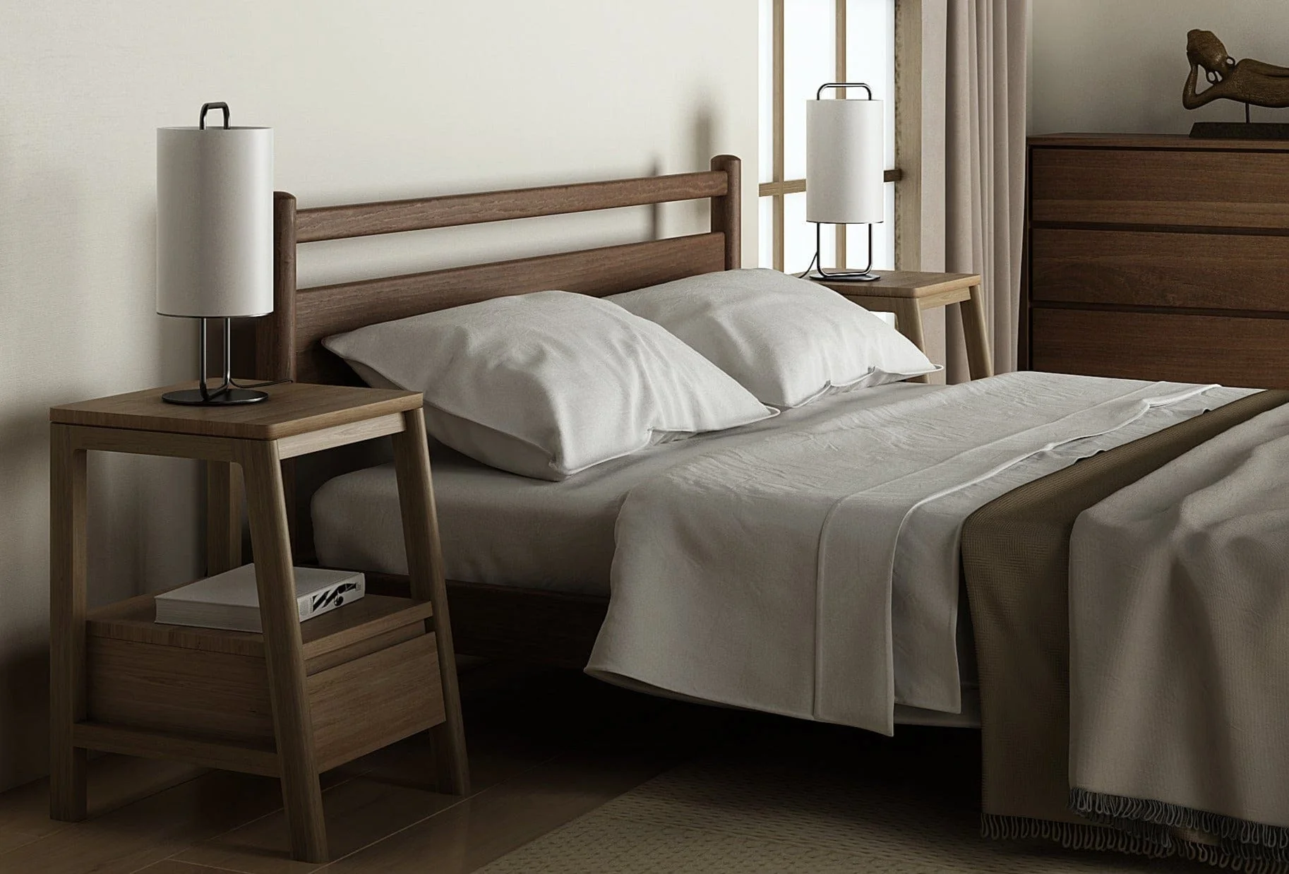 Taku Queen Bed Model 2 - FSC Recycled Teak - Image 3