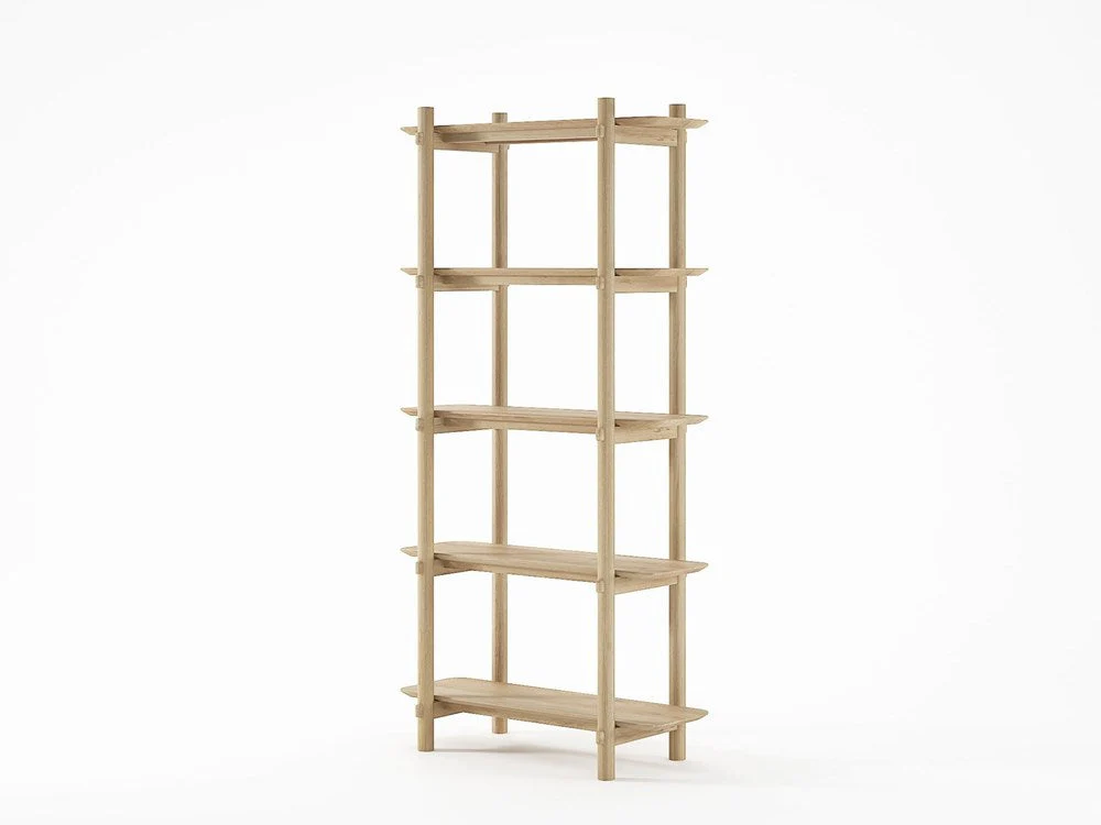 Tenon Bookcase 90cm - European Oak