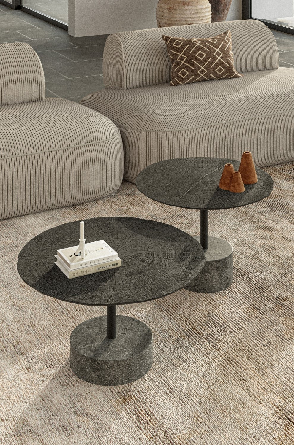 Tova Medium Table - Black - Image 2