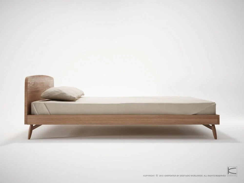 Twist Queen Bed - FSC Recycled Teak - Image 3