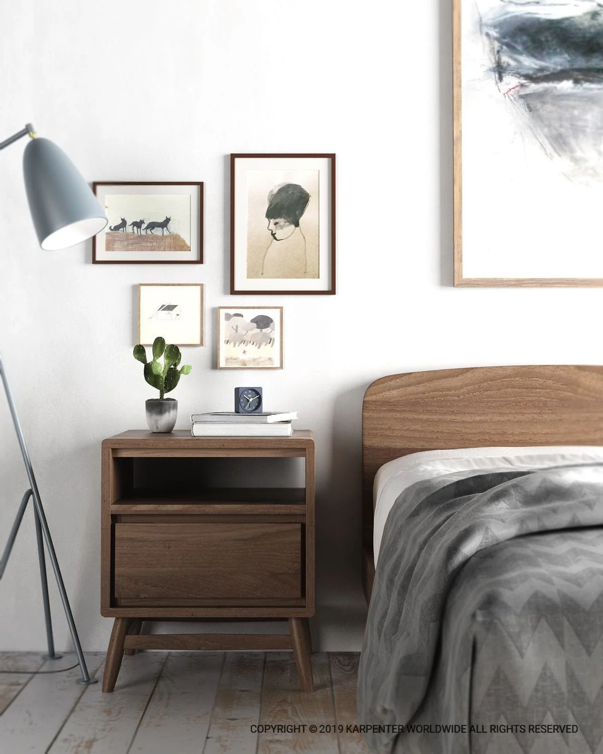Twist Queen Bed - FSC Recycled Teak - Image 4